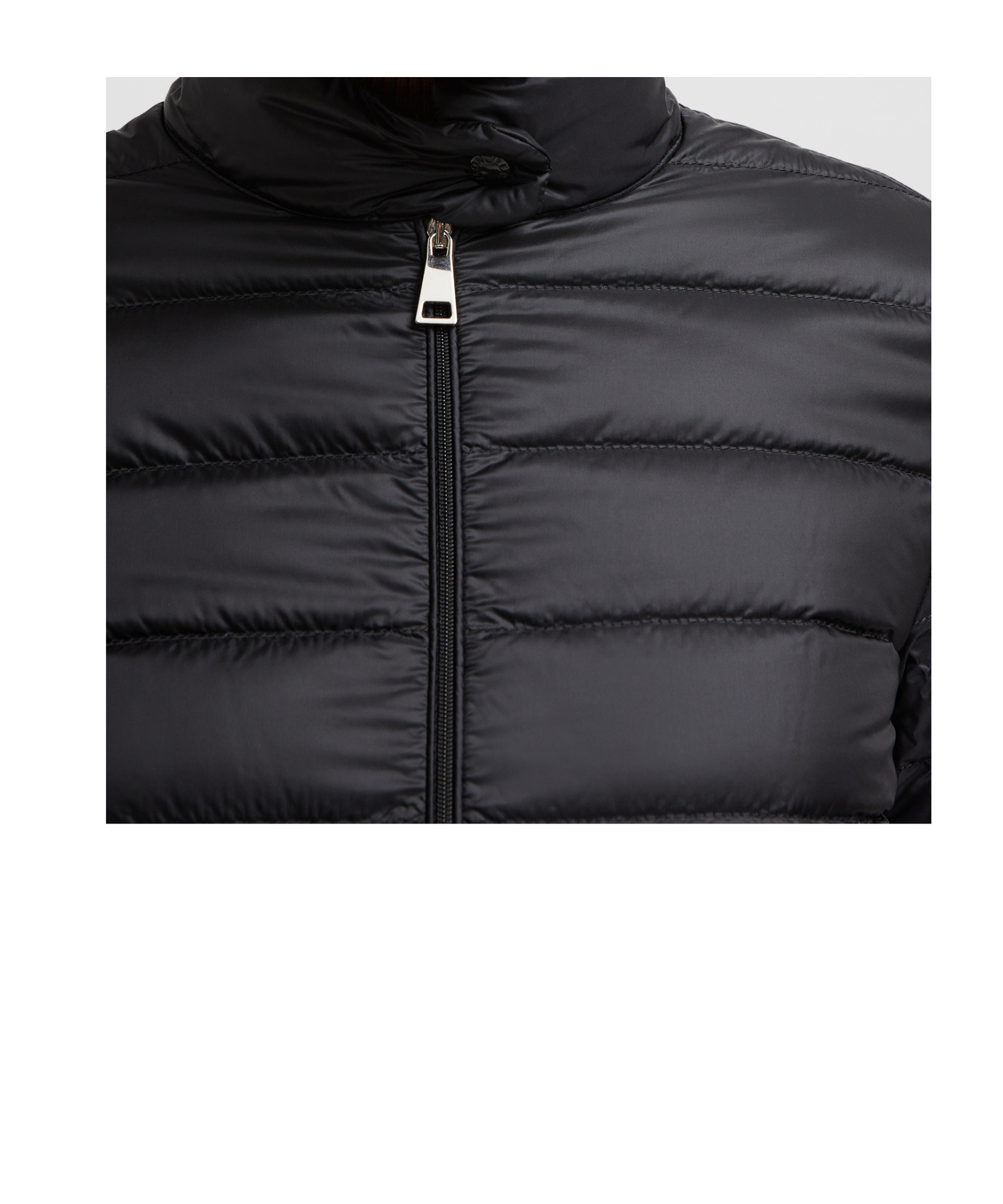 Shop Moncler Lans Short Down Jacket In Black