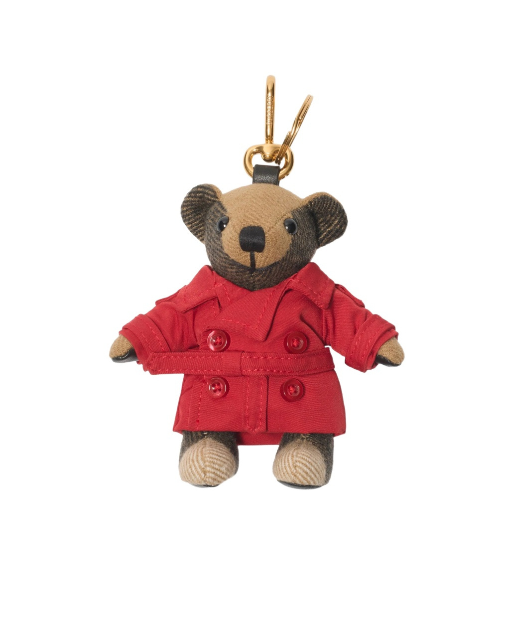 Burberry Thomas Bear Keyring In Red
