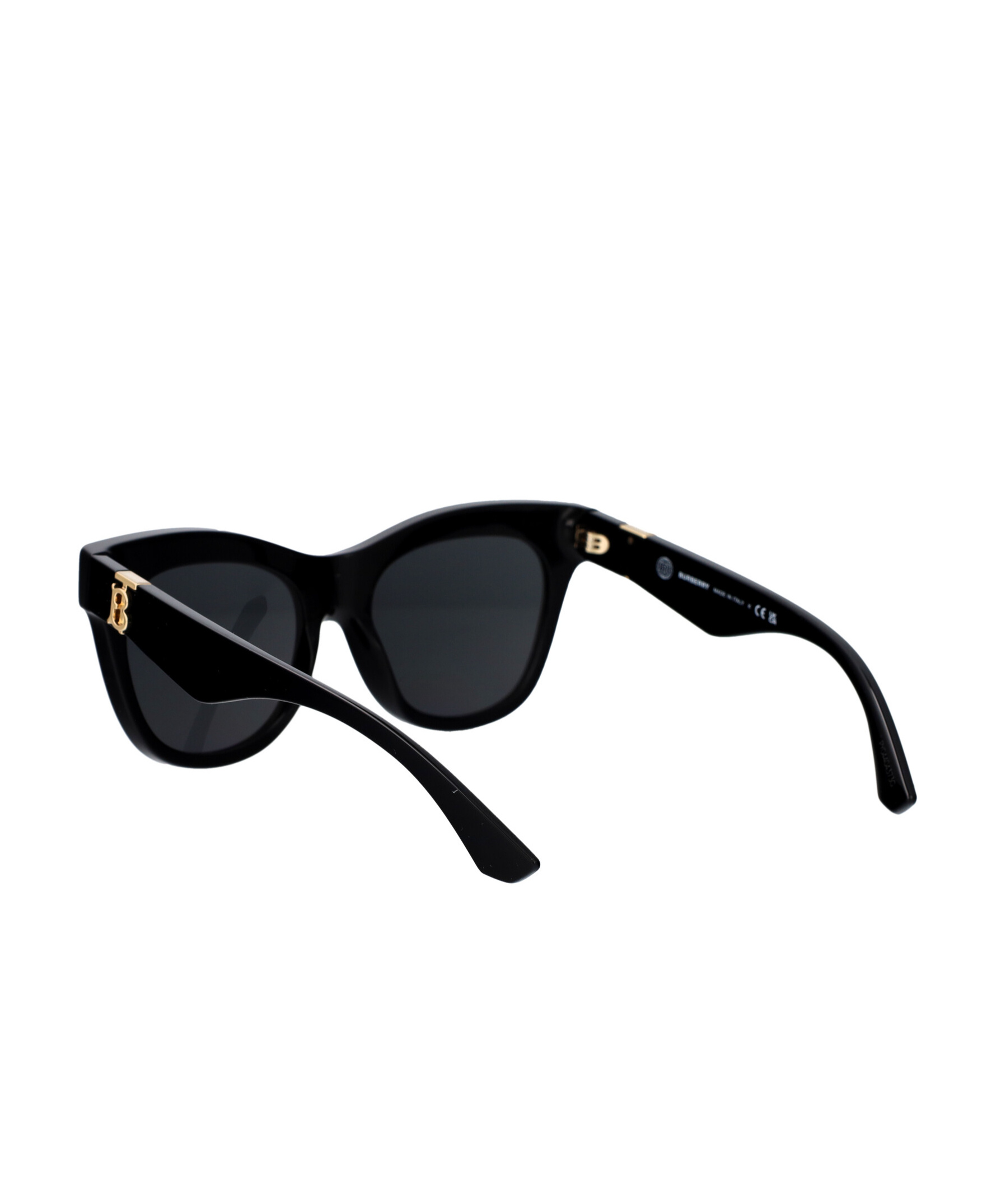 Burberry Womens Black Be4432u Round-frame Acetate Sunglasses In Black