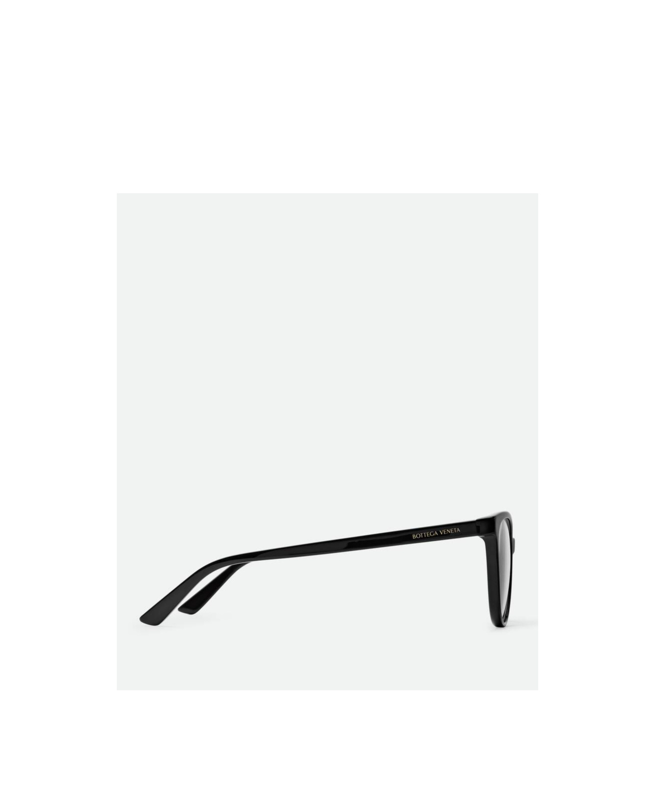 Bottega Veneta Cat Eye Frame Plain Glasses In Black