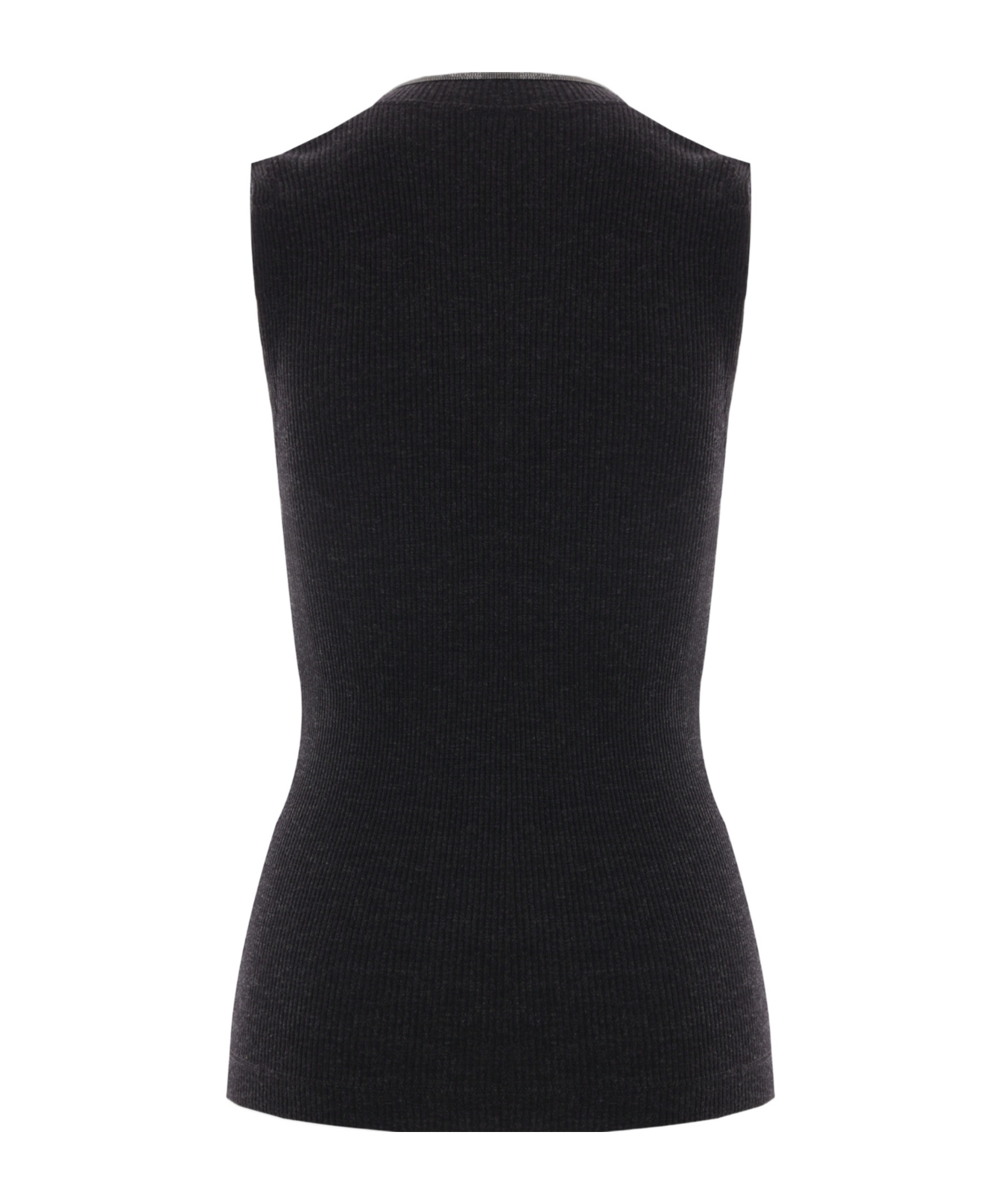 BRUNELLO CUCINELLI CRYSTAL-EMBELLISHED KITTED TOP