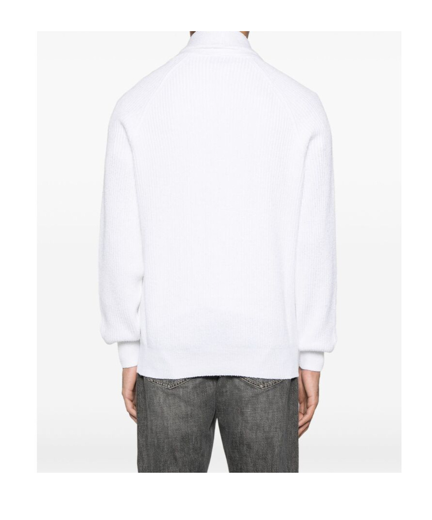 Brunello Cucinelli V-neck Cardigan In White