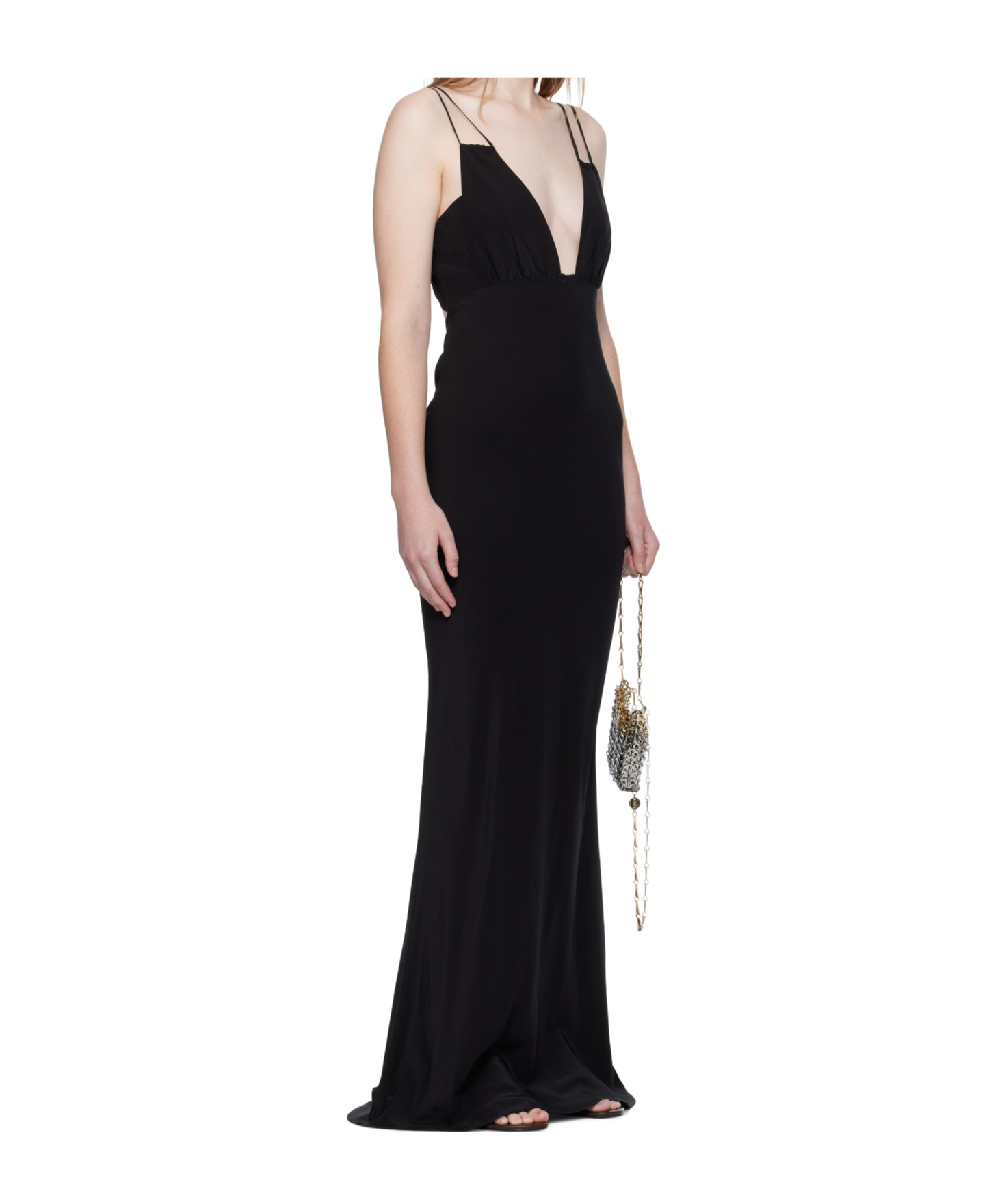 Paris Georgia Bernie Maxi Dress In Black