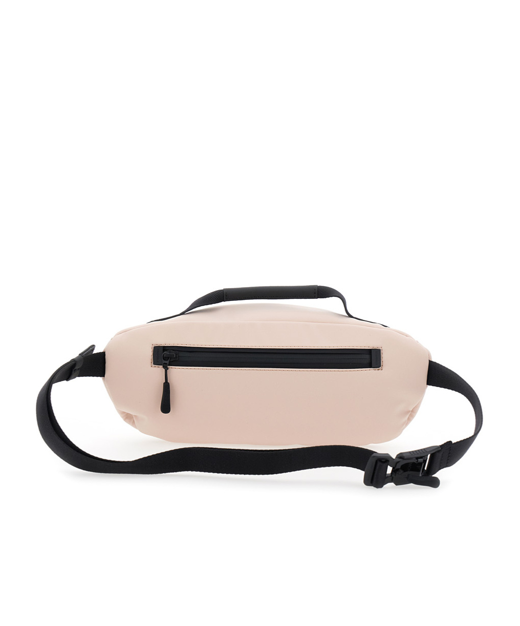 Moncler Fanny Pack With Logo Buckle In Pink
