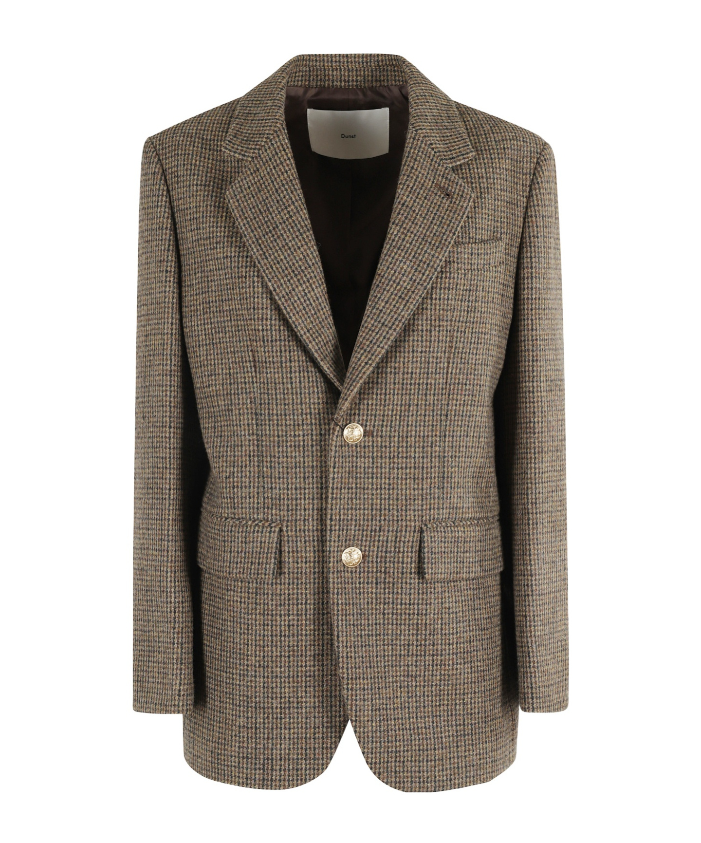 Dunst Unisex Classic 2 Button Blazer In Brown