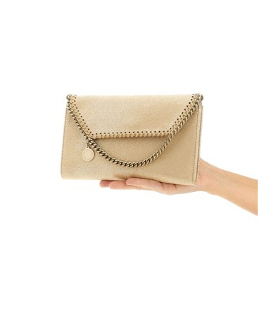 Stella Mccartney Flap Shoulder Bag In Brown