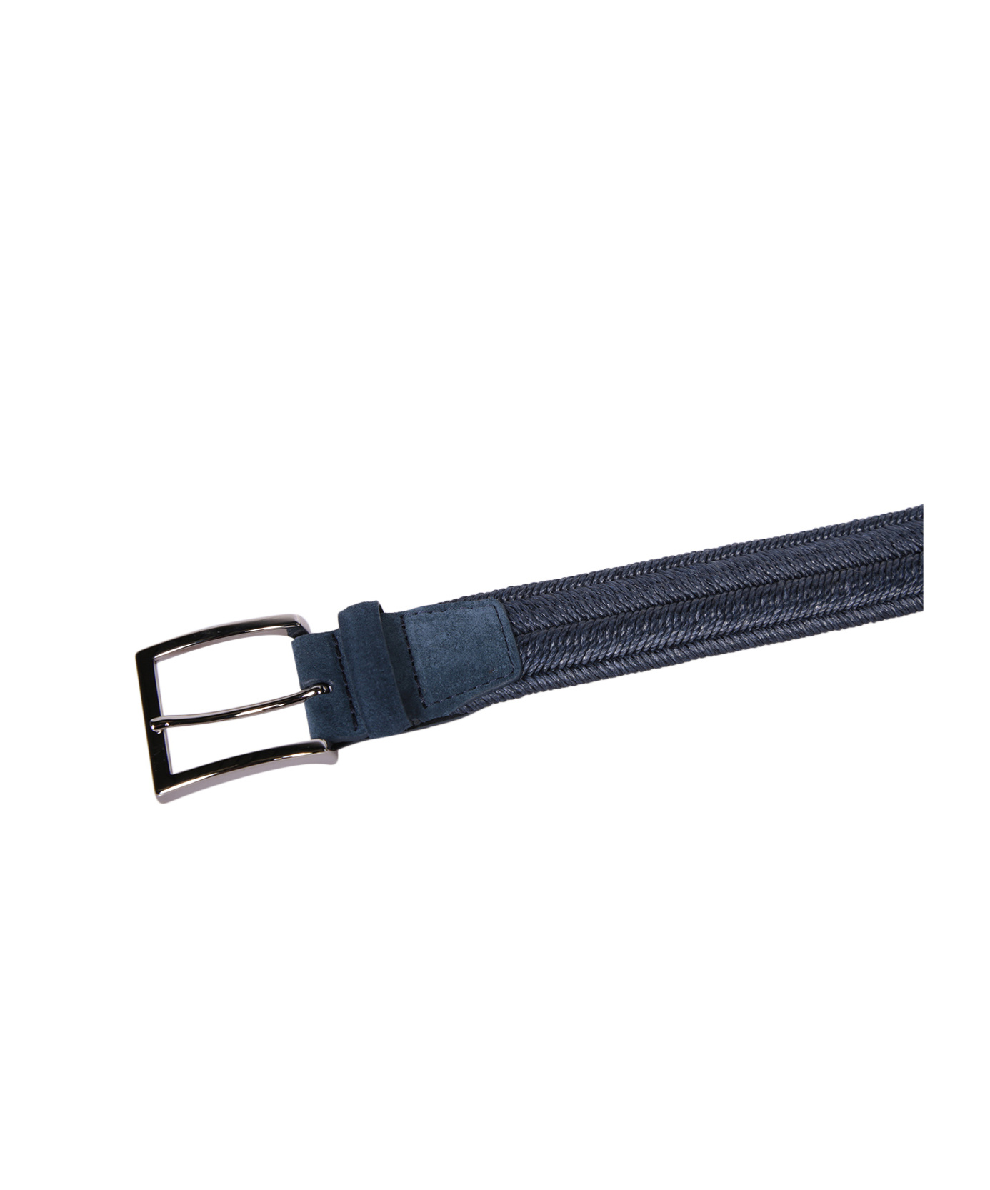 Orciani Buckle Woven Belt In Black