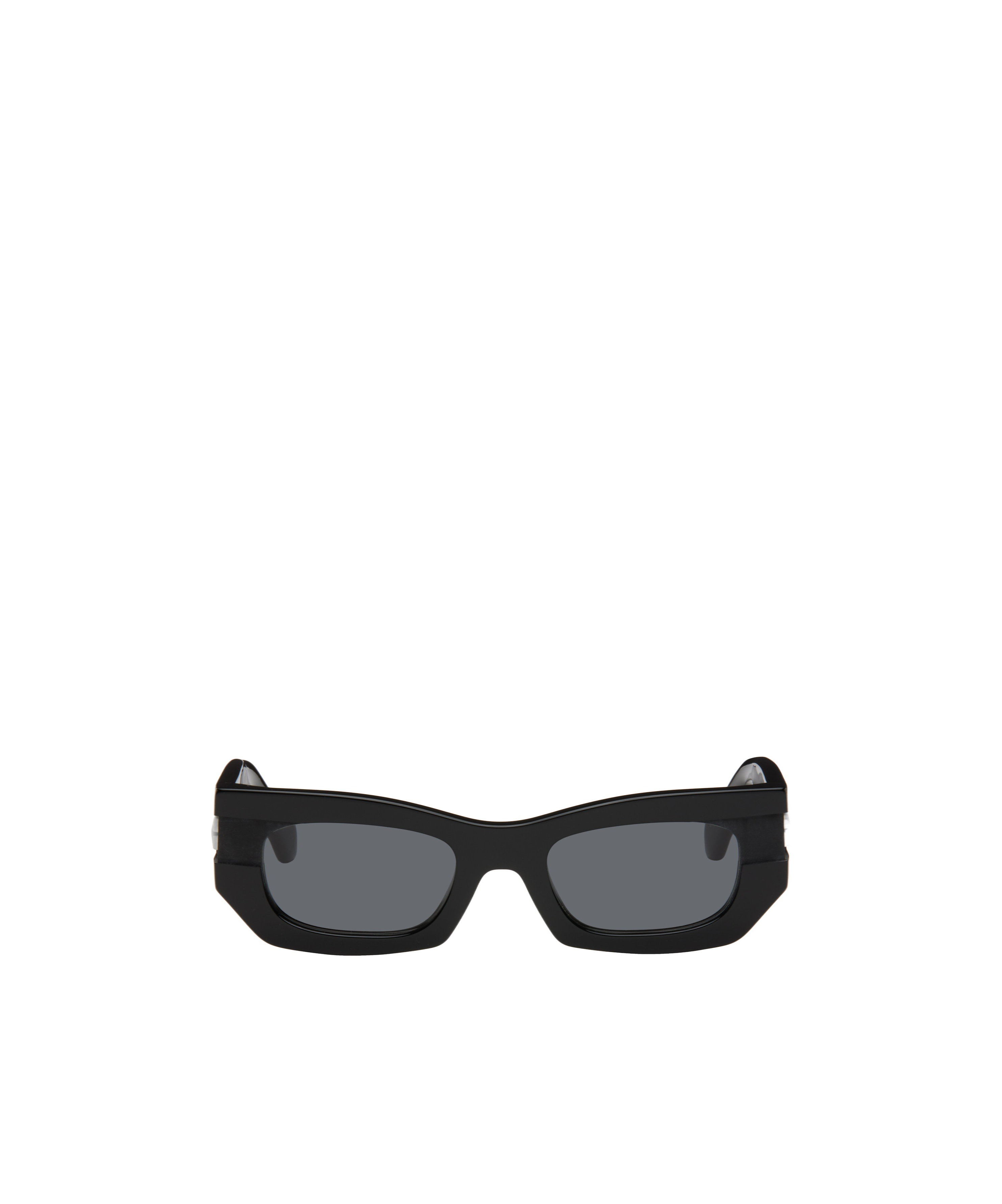 Off-white Rectangular Sunglasses In Black