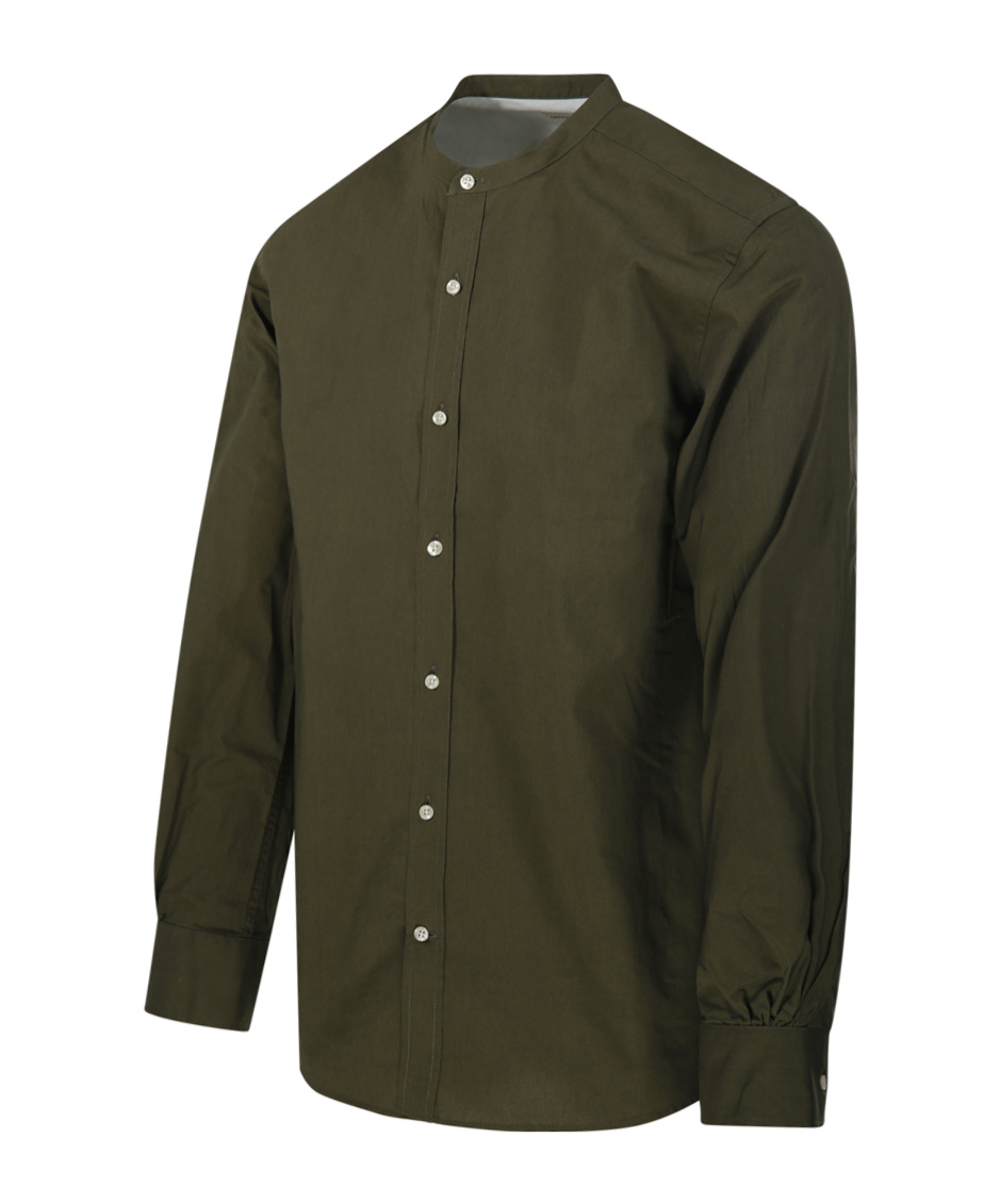 Shop Officine Generale Organic Cotton Shirt In Green