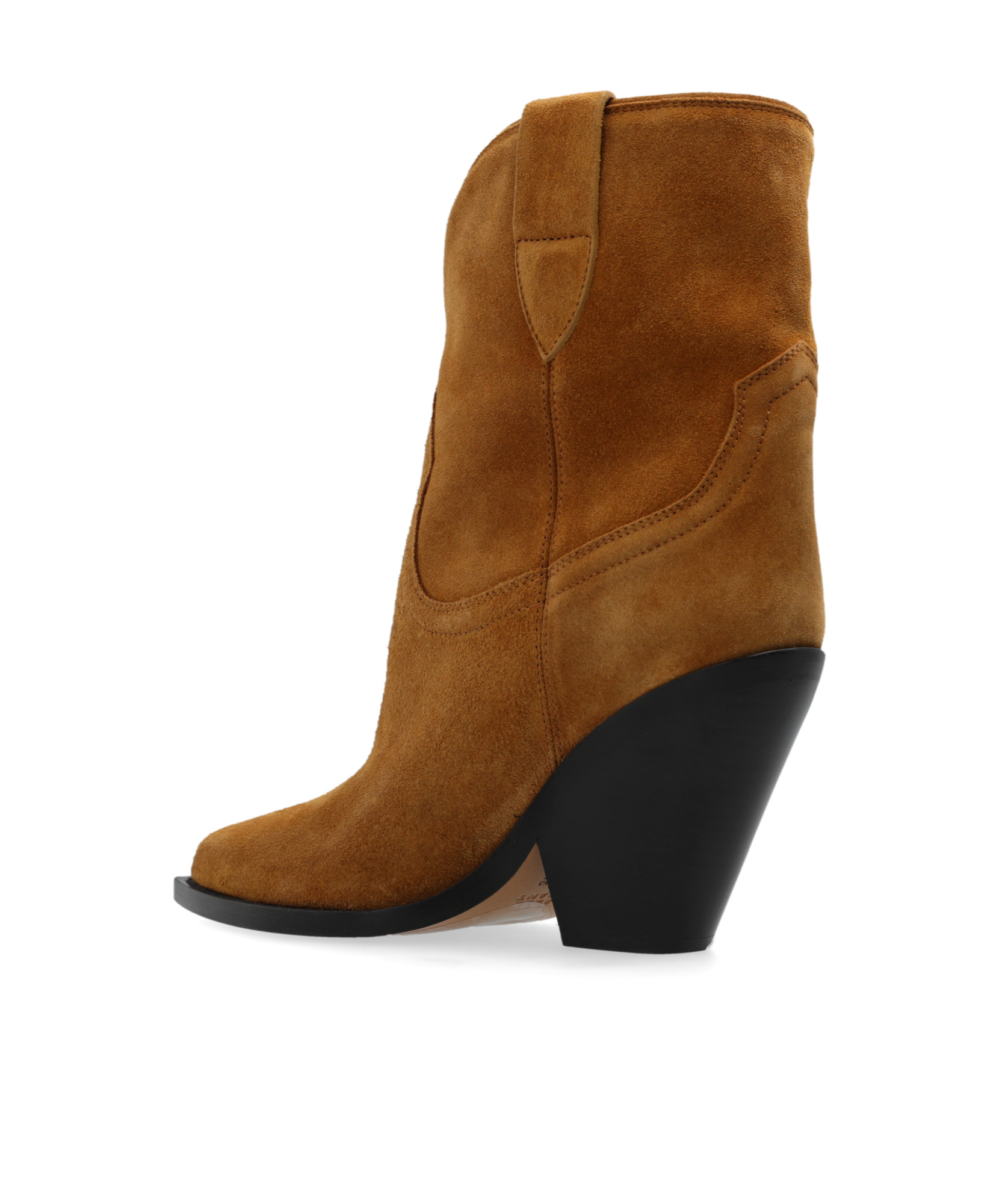 Isabel Marant Leyane Pointed-toe Ankle Boots In Brown