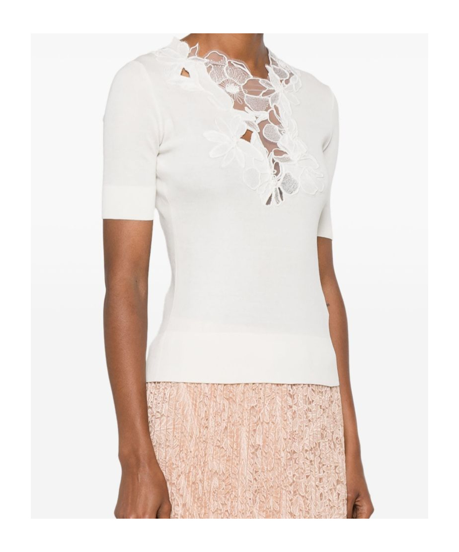 Ermanno Scervino Lace Cotton Top