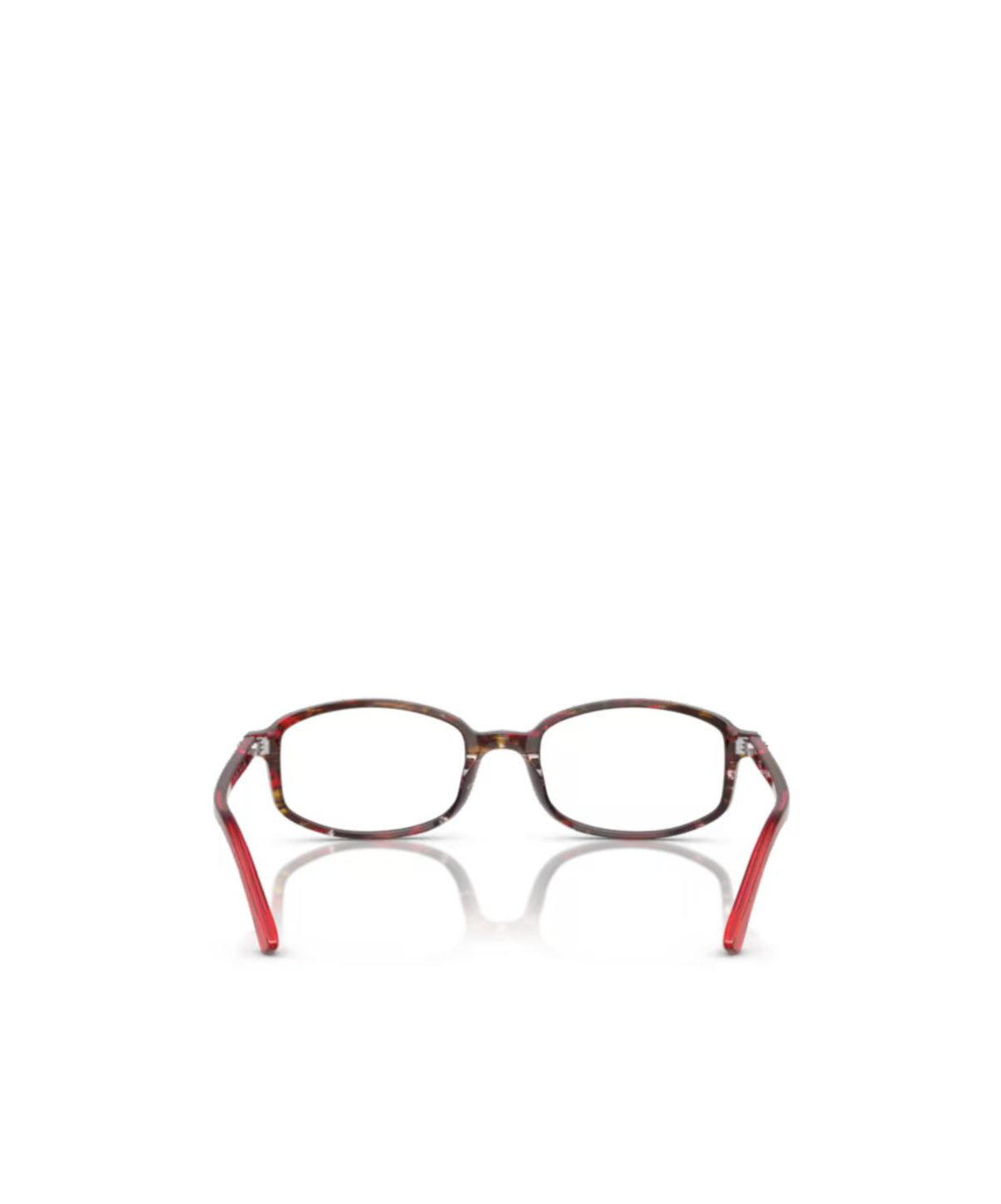 Ray Ban Geometric Frame Plain Glasses In Gray