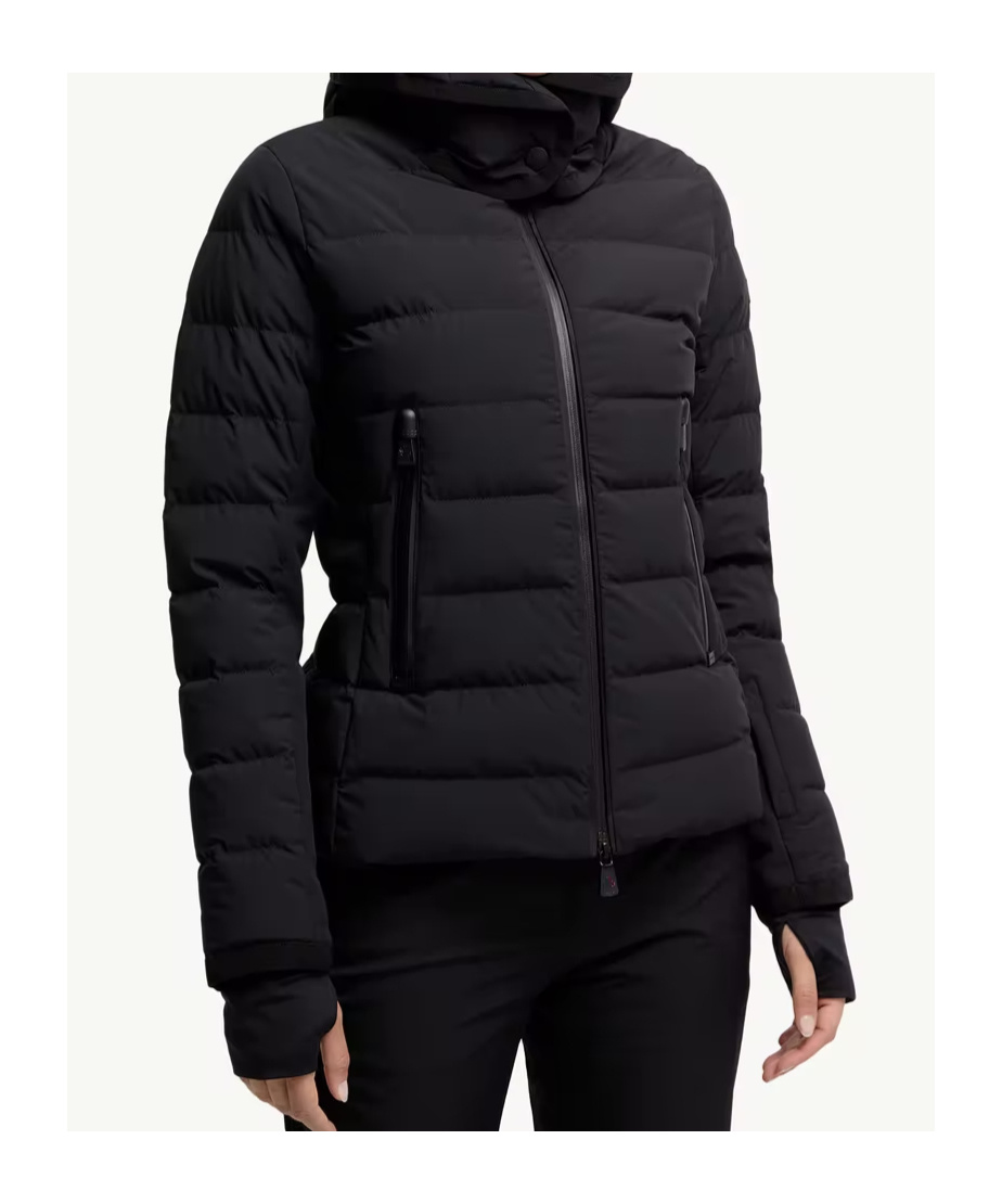 Moncler Lamoura Hooded Down Ski Jacket In Multi