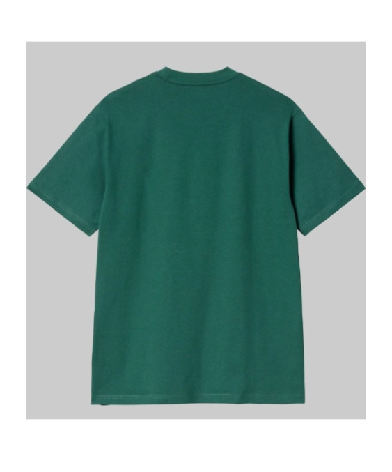 Carhartt Bottle Cap Organic Cotton T-shirt In Blue