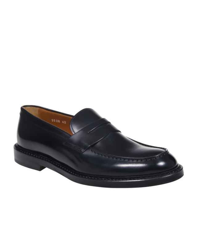 Doucal's Leather Lace-ups In Black