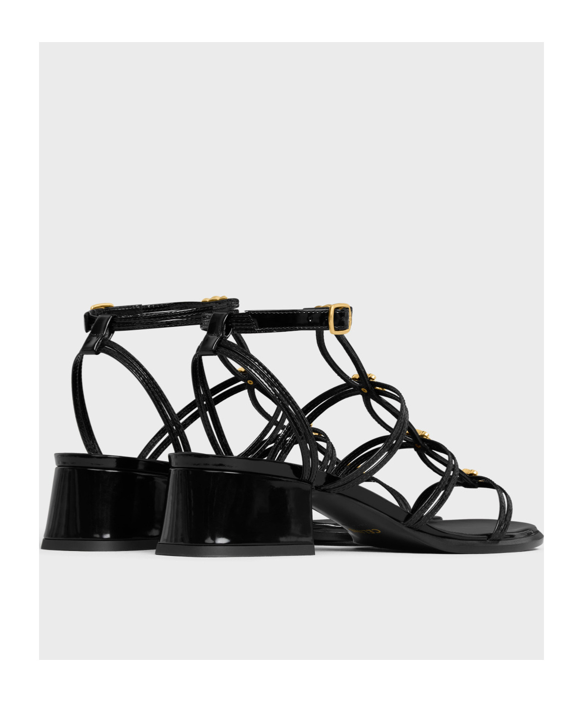 Celine Women Clemence T 40 Sandalo Con Tacco In Black