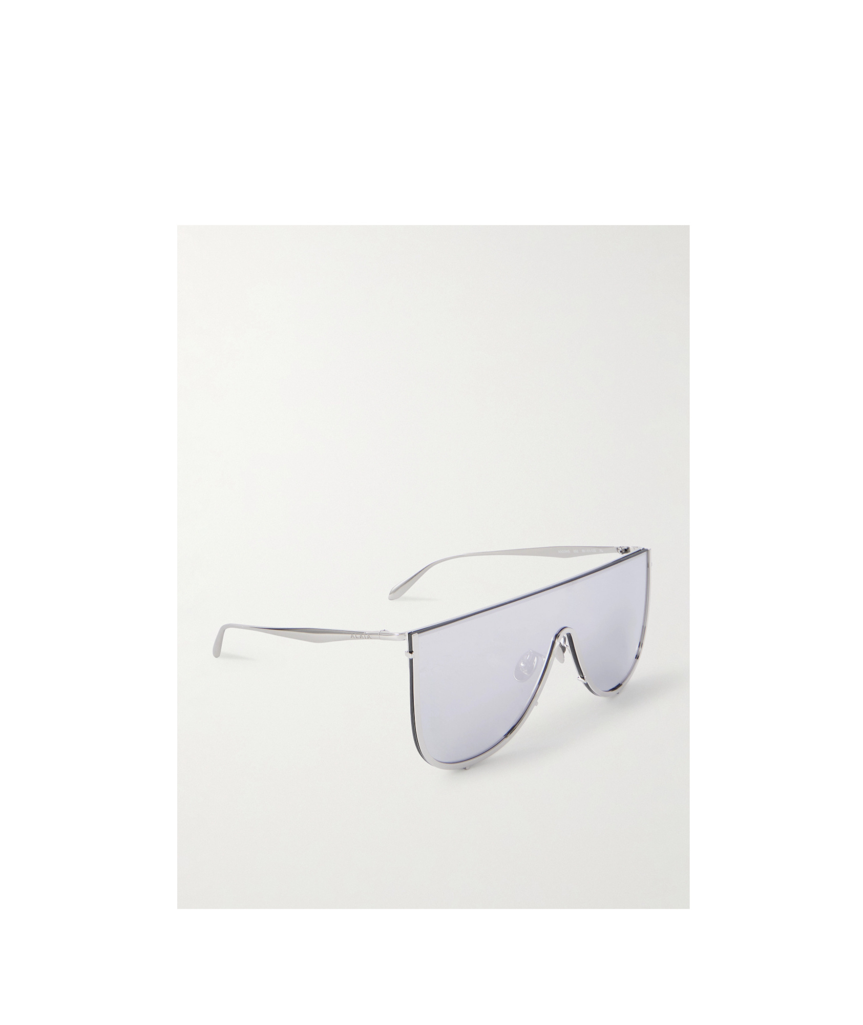 Alaïa Mask-framed Metal Sunglasses In White