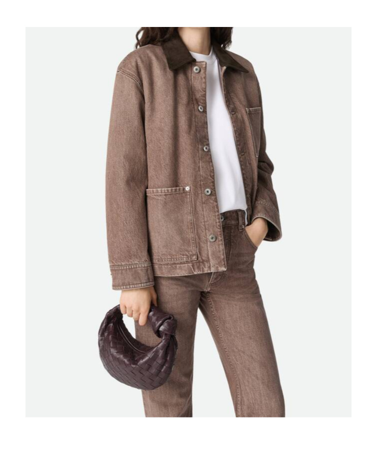Bottega Veneta Bolso Jodie Mini Intrecciato Burdeos