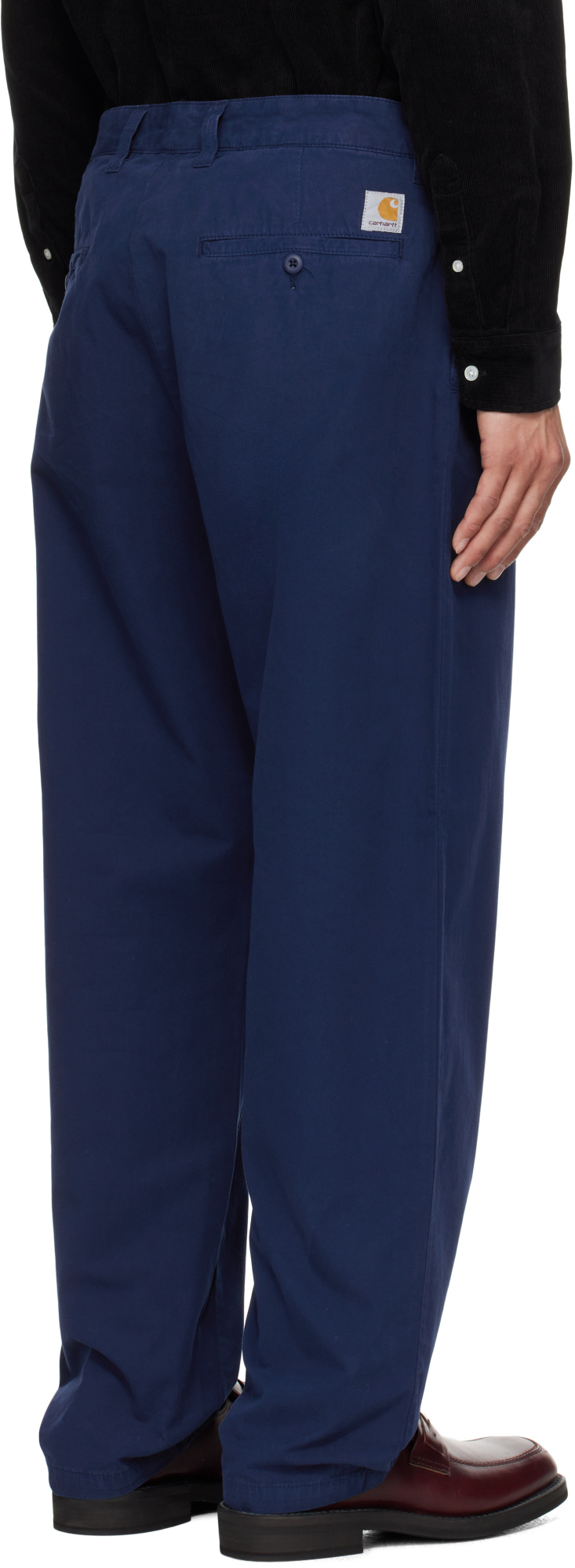 CARHARTT LOGO-PATCH TROUSERS