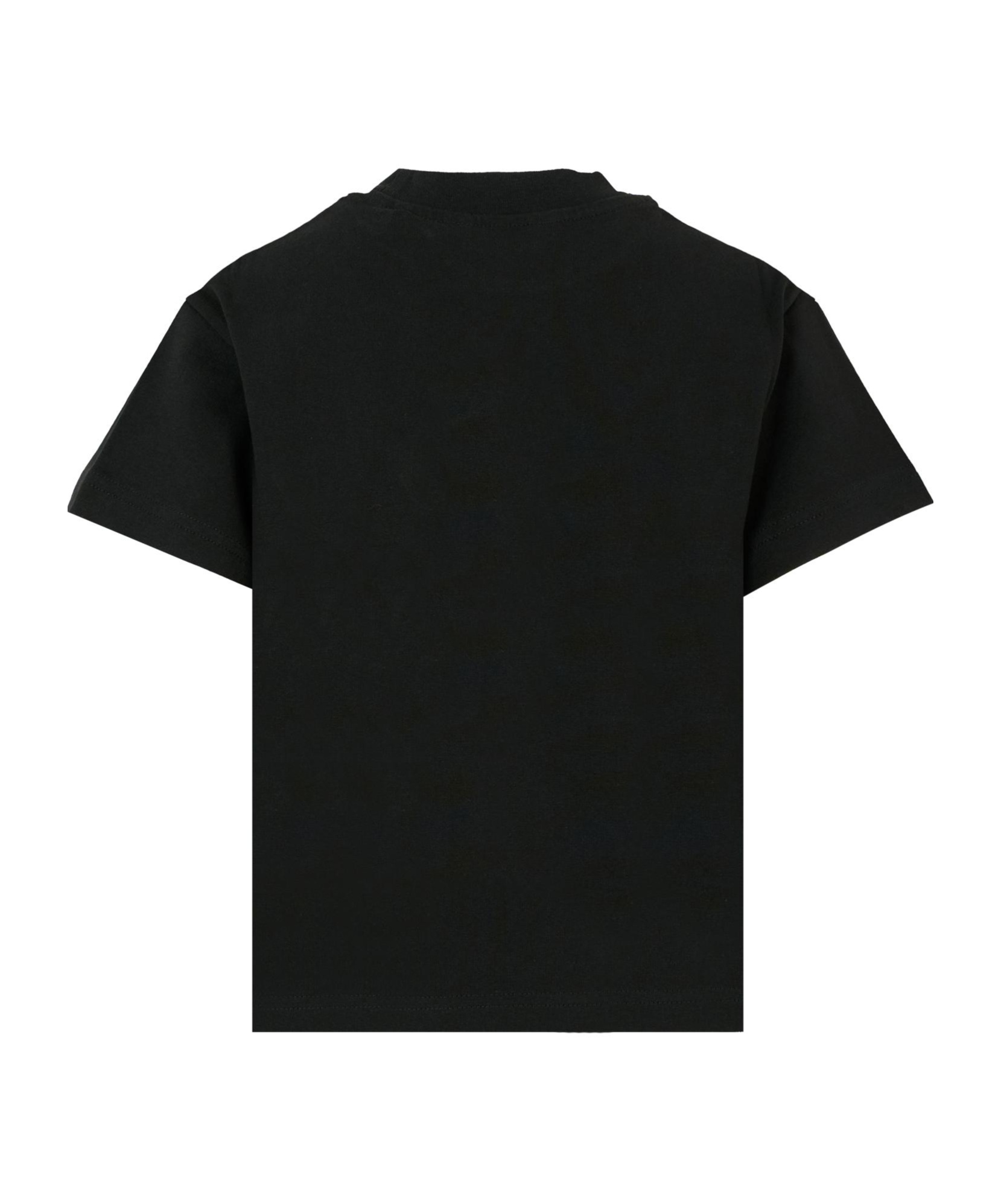 Palm Angels Kids Logo Printed T-shirt In Black