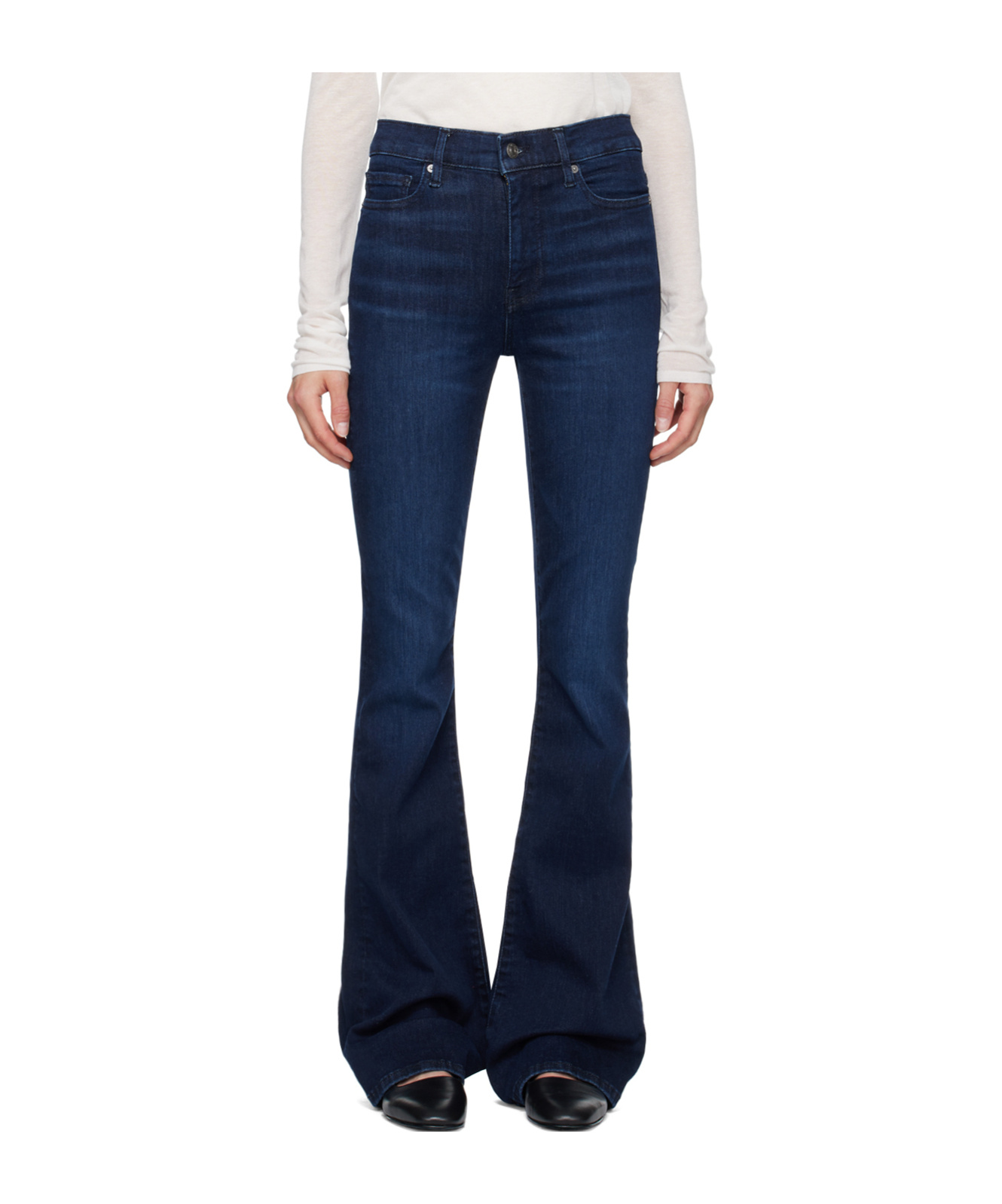 FRAME LE HIGH FLARED JEANS