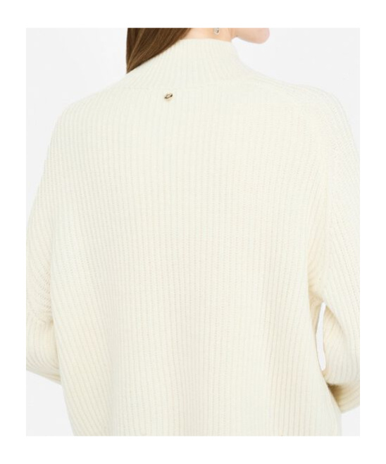 Liu •jo Logo Detail Sweater In Neutral