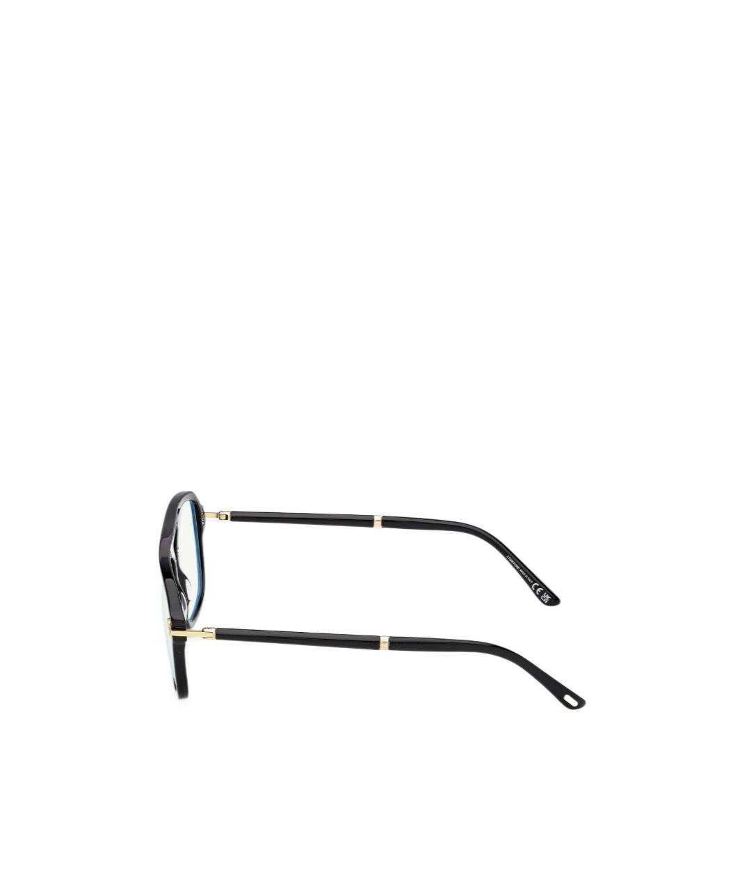 Tom Ford Hinge-detail Double-bridge Glasses In Black