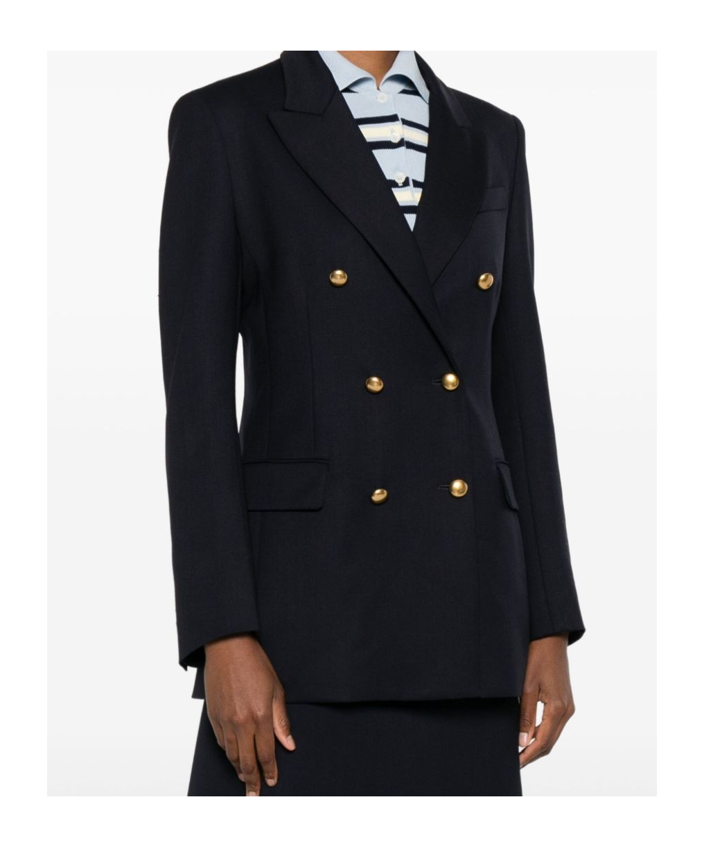 P.a.r.o.s.h Double-breasted Blazer In Blue