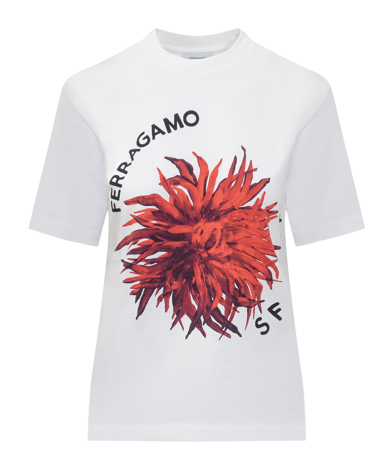 Ferragamo Short-sleeved T-shirt In White