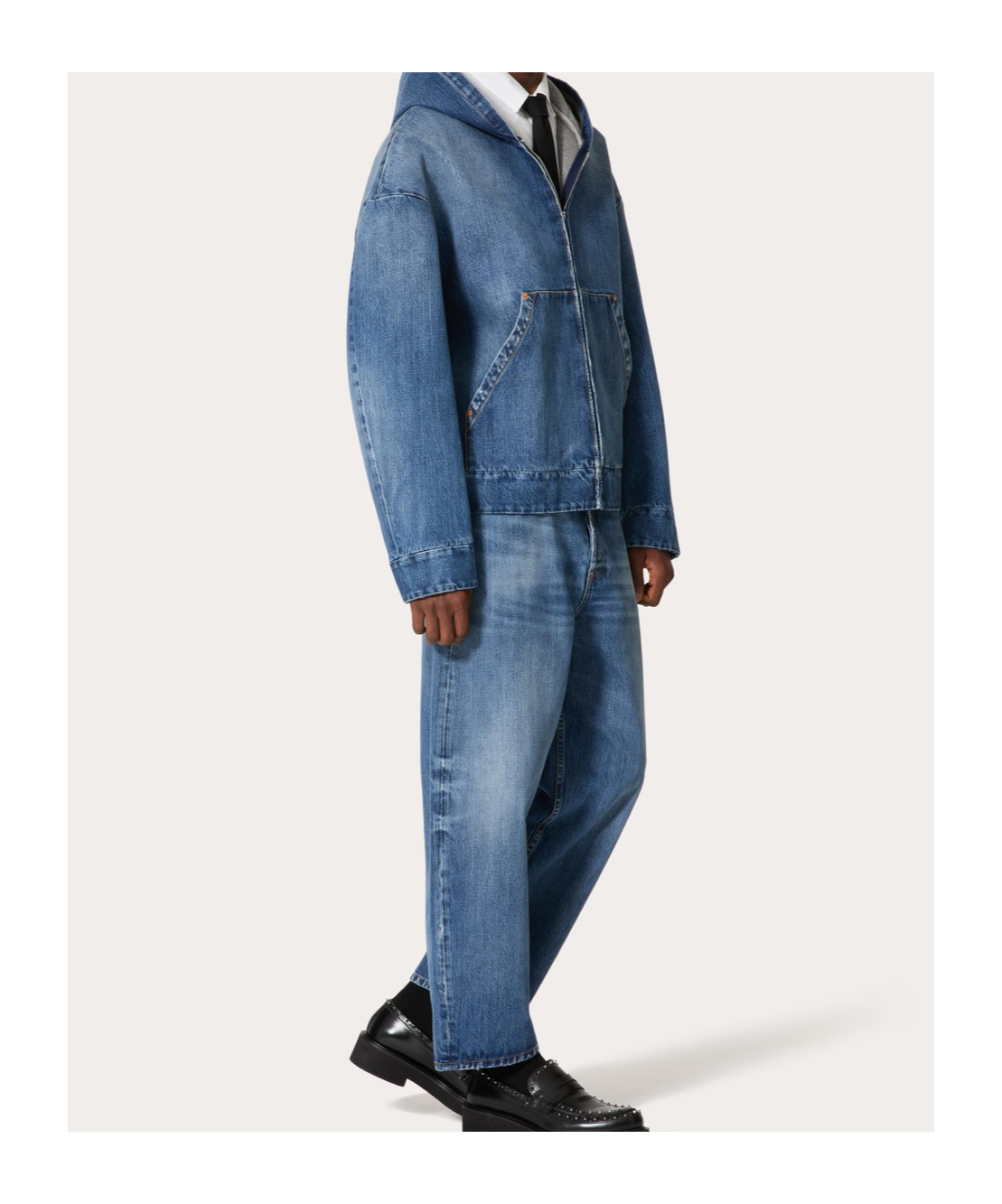 Valentino Garavani Denim Jacket In Blue