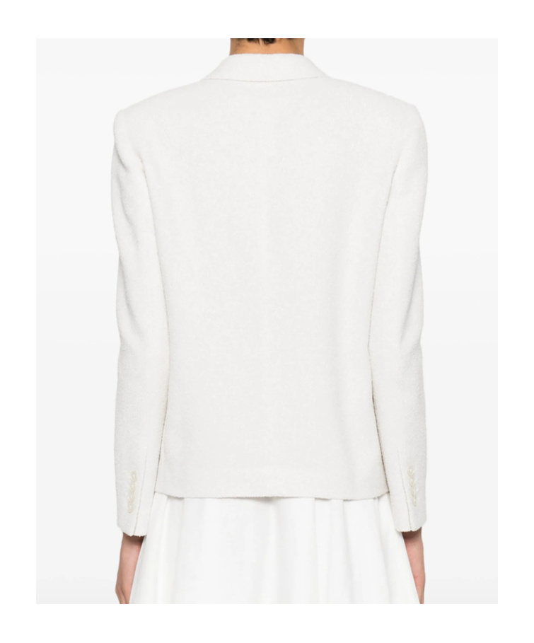 Lardini Double-breasted Blazer In White