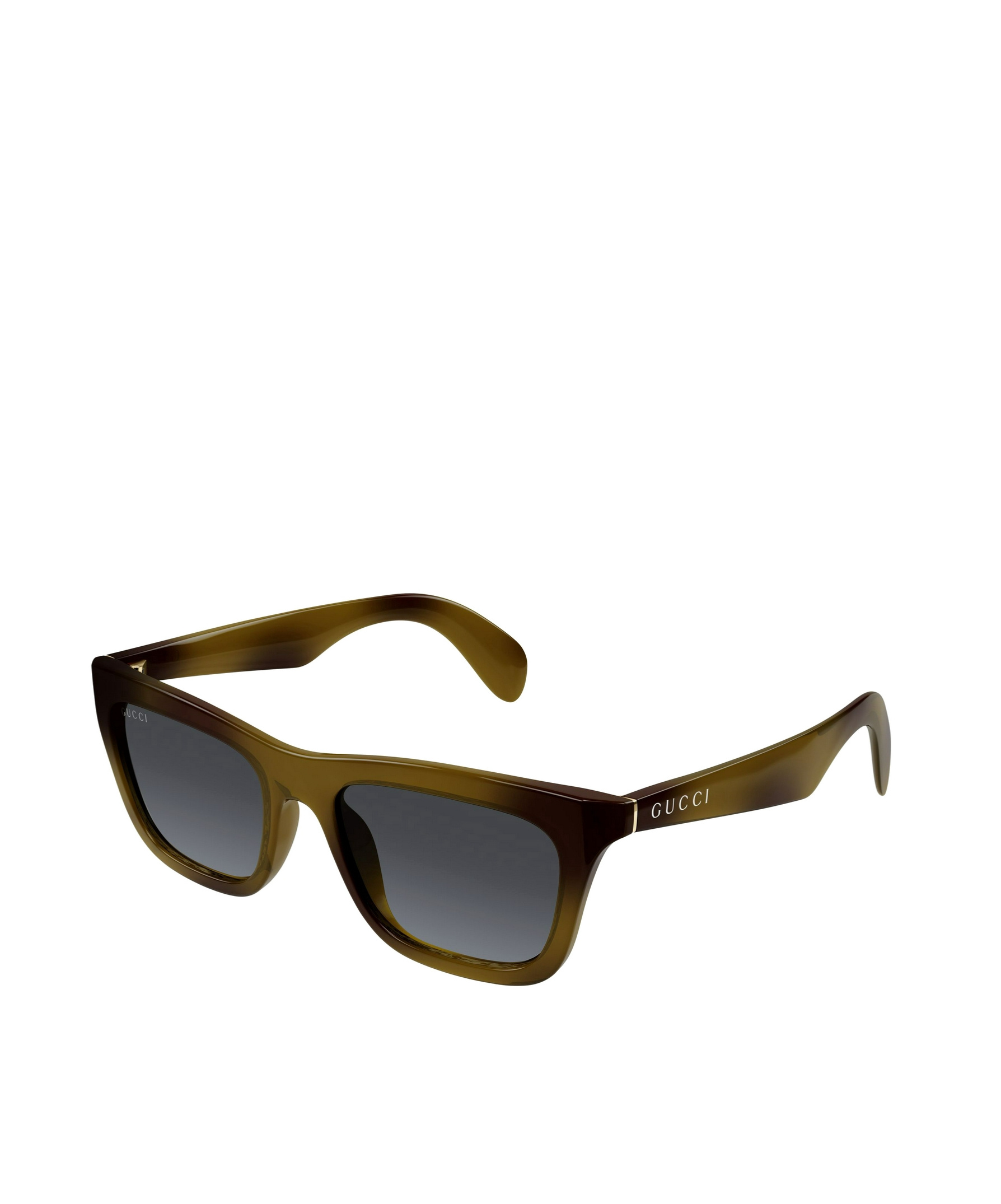 Gucci Eyewear Rectangular Frame Sunglasses In Brown