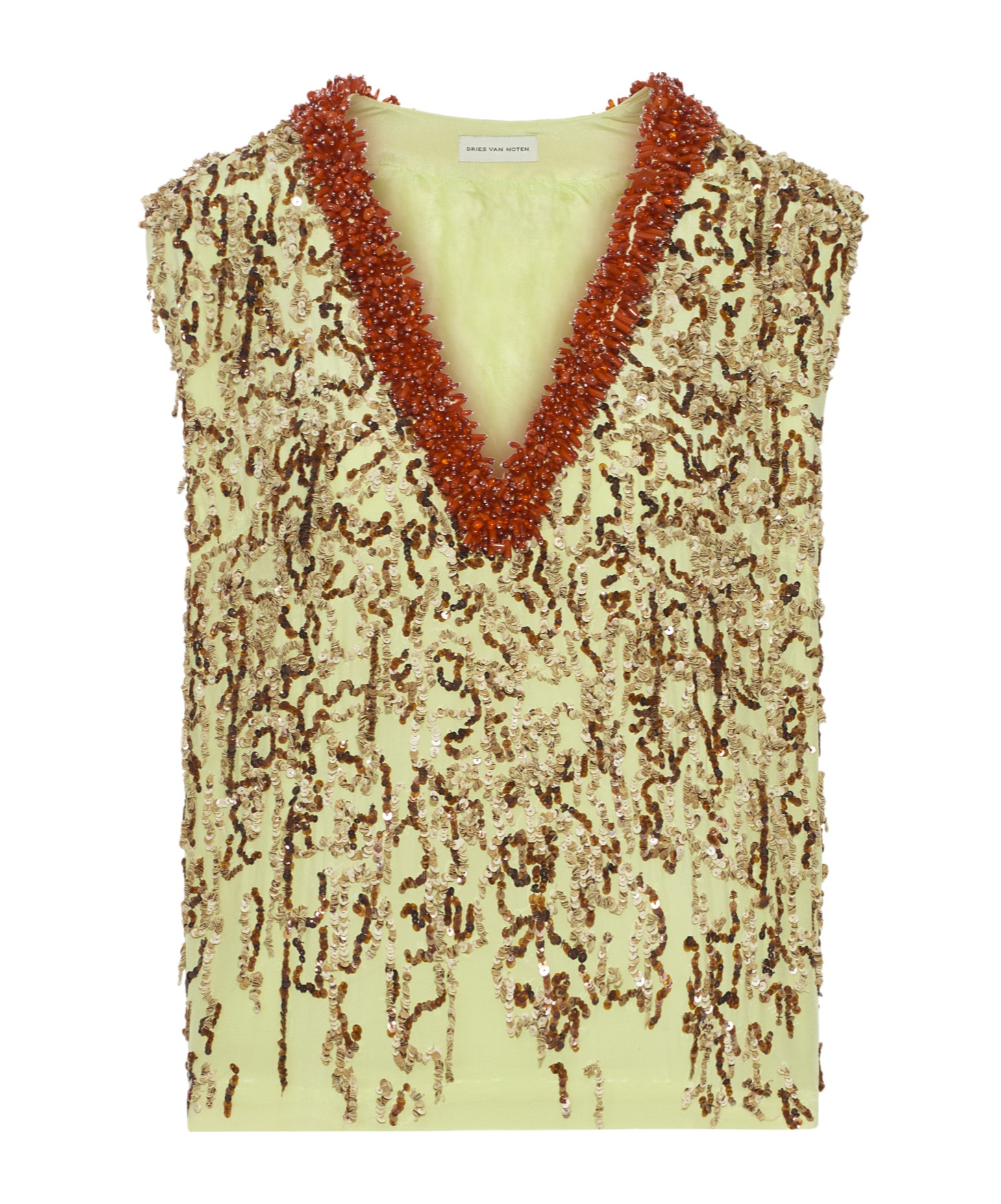 DRIES VAN NOTEN V-NECK VEST