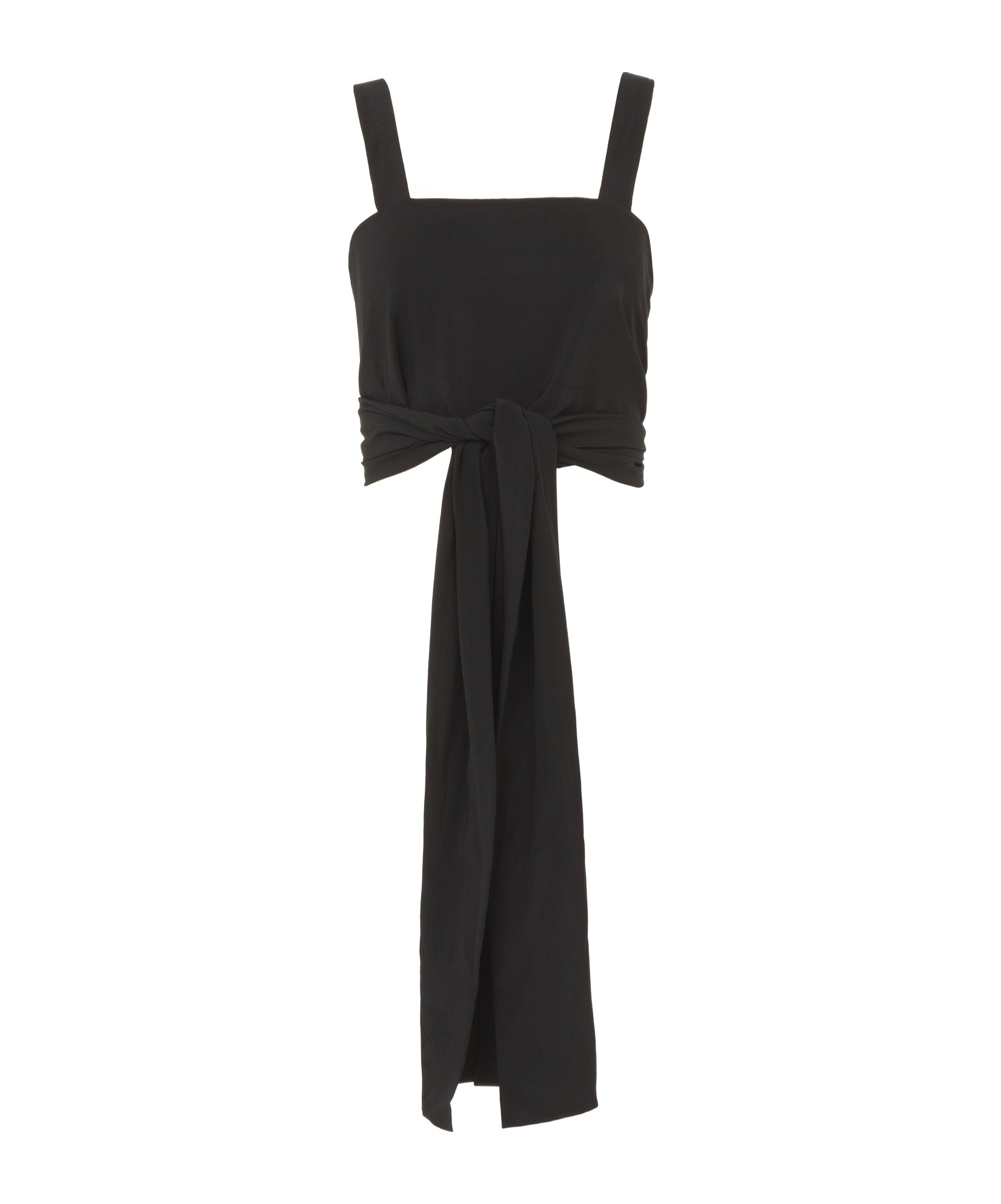 Chloé Crop Top With Ties In Black