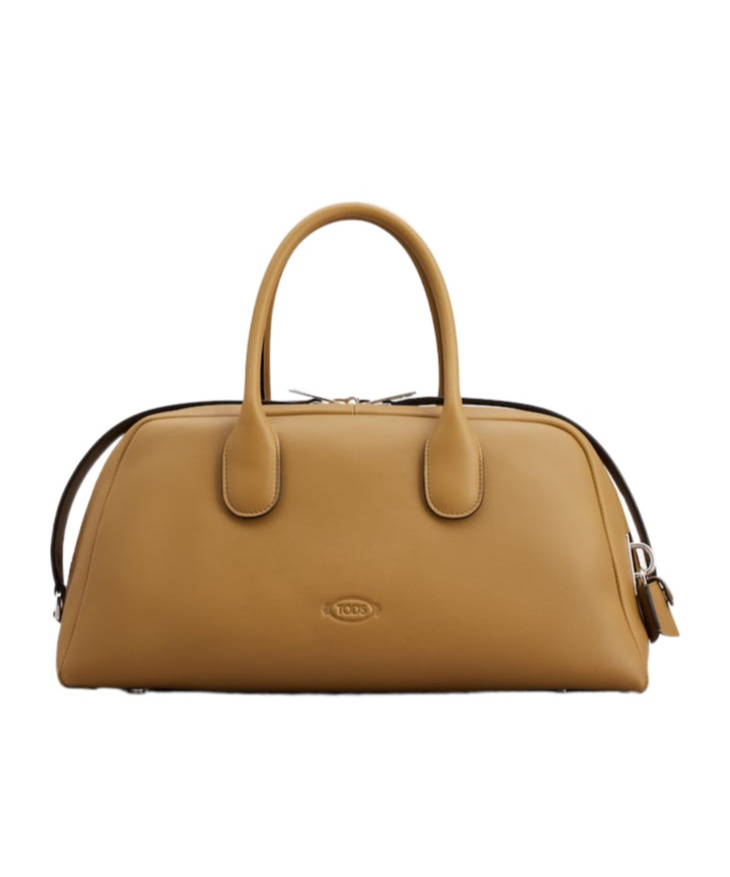 Shop Tod's Leather Tote Bag In Brown