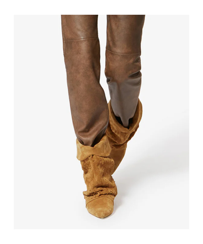 Isabel Marant 45mm Edrik Embossed Boots In Multi