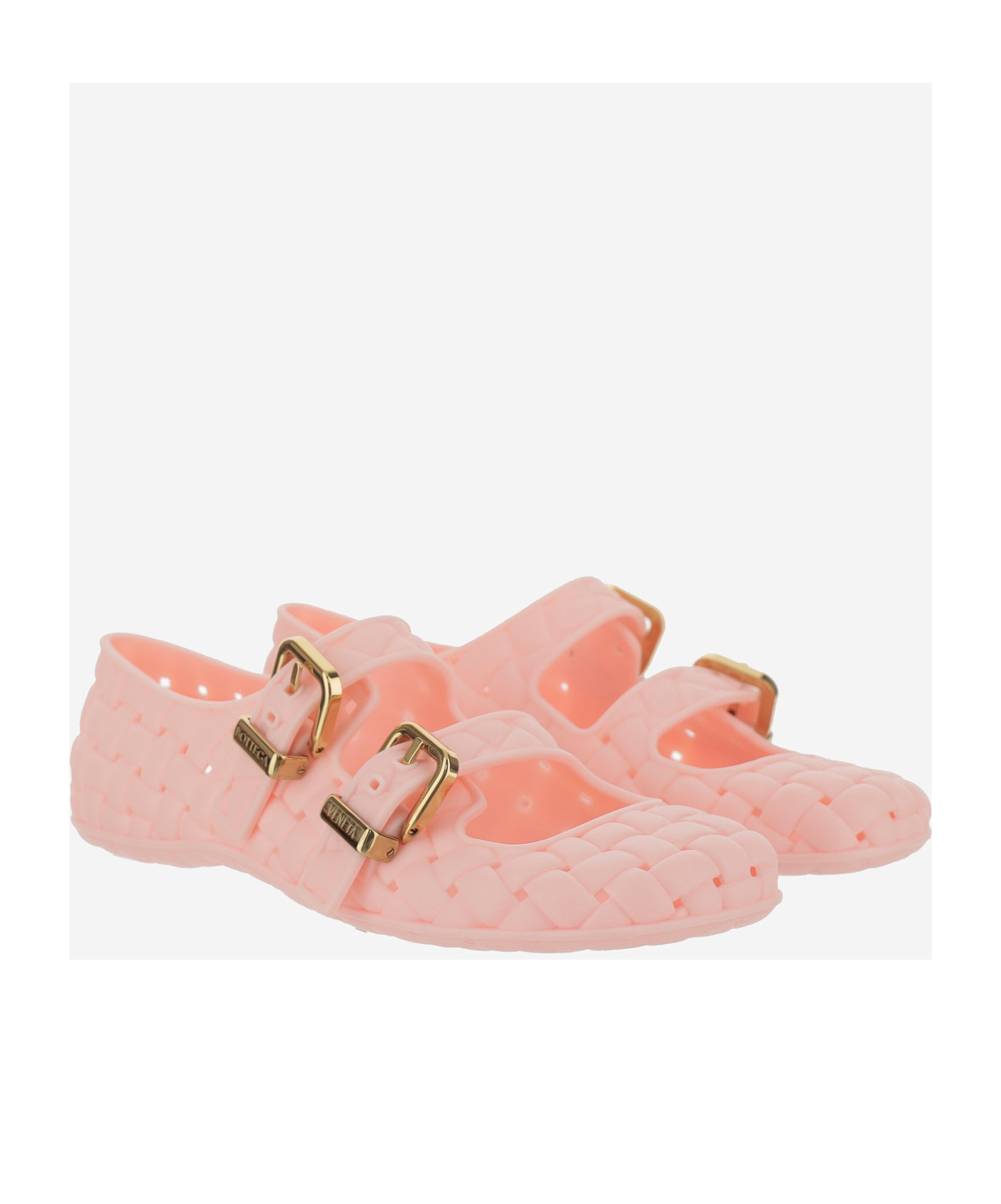 Bottega Veneta Ballerine Mary-jane Amy In Nude