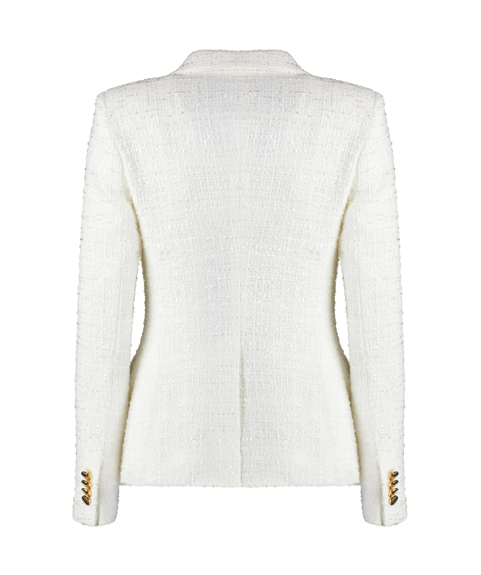Tagliatore J-albar Tweed Blazer In White