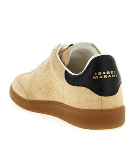 Isabel Marant Suede Luxe Sneakers Rubber Sole In Beige