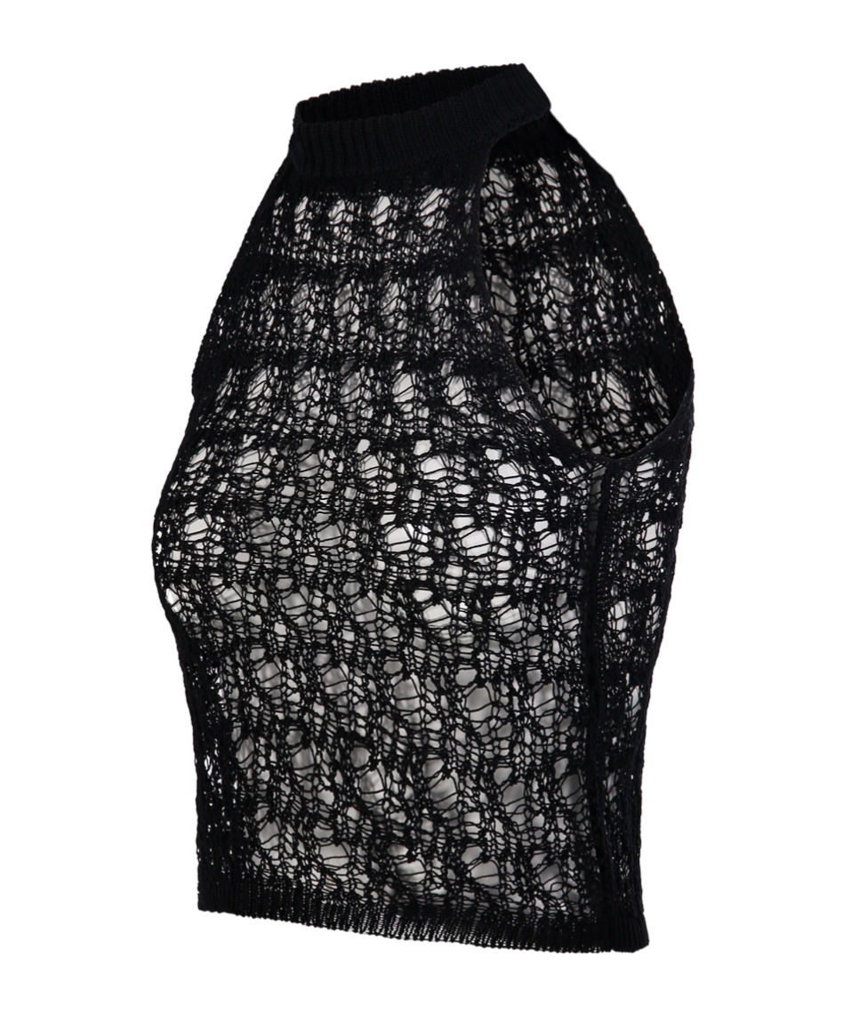 Roberto Collina Sleeveless Top In Black