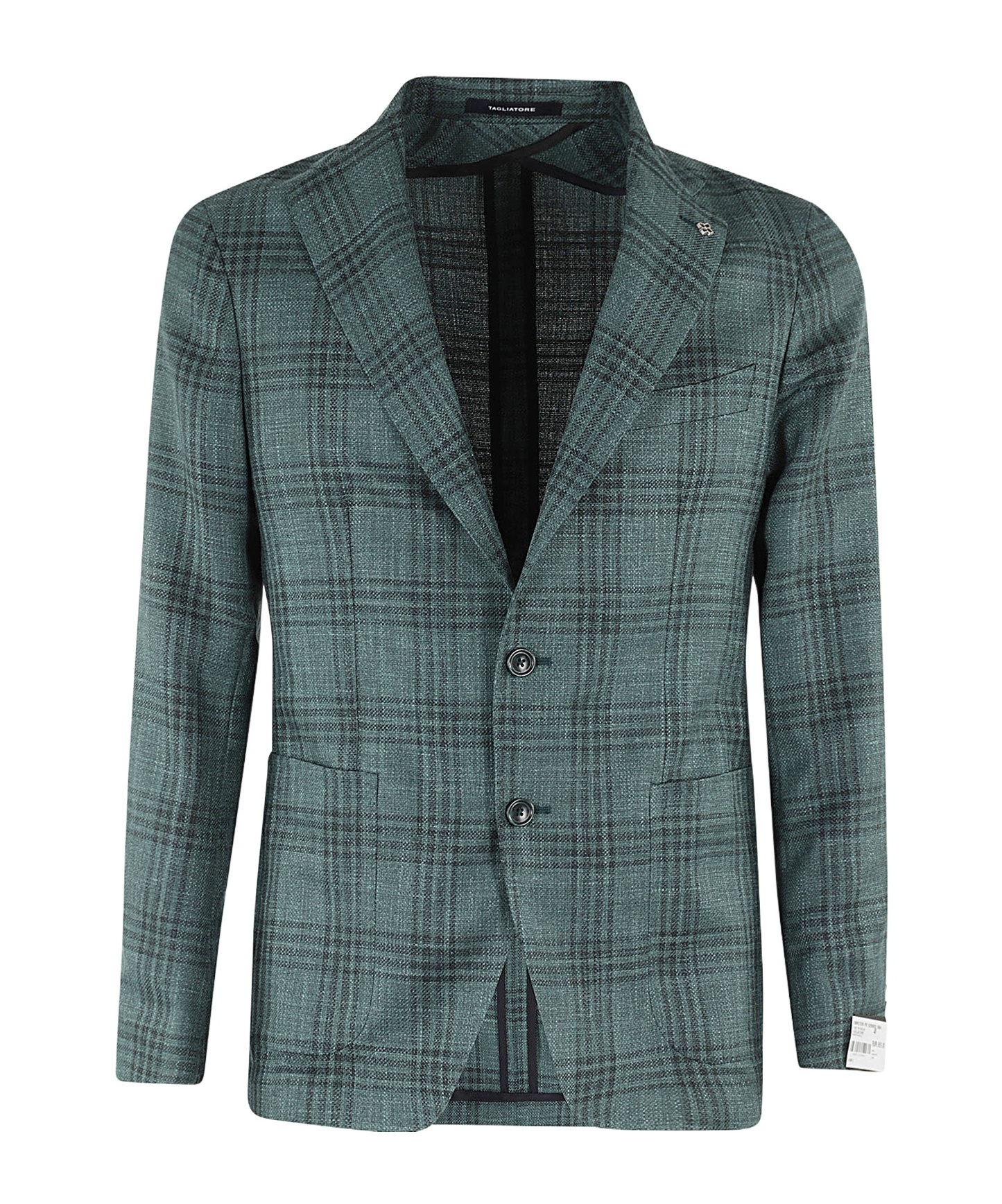 Tagliatore Long-sleeved Casual Jacket In Green