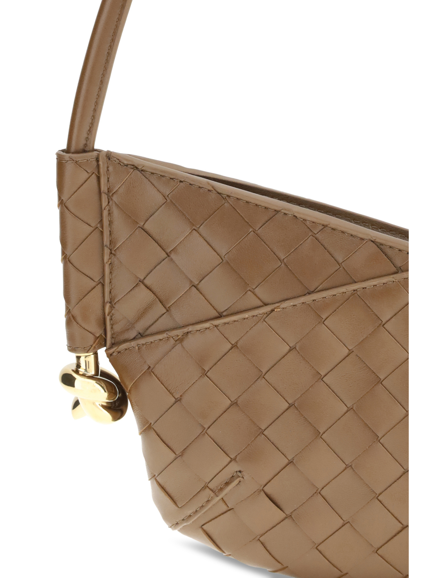 Bottega Veneta Women Mini Solstice Shoulder Bag In Brown