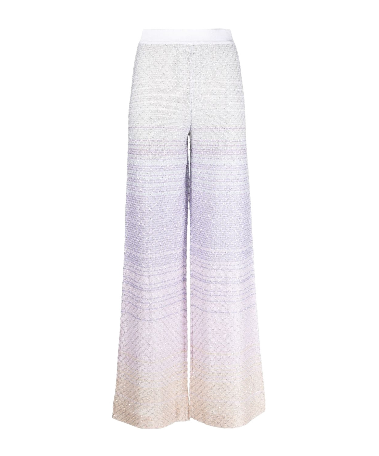 Missoni Sequined Straight-leg Pants In White