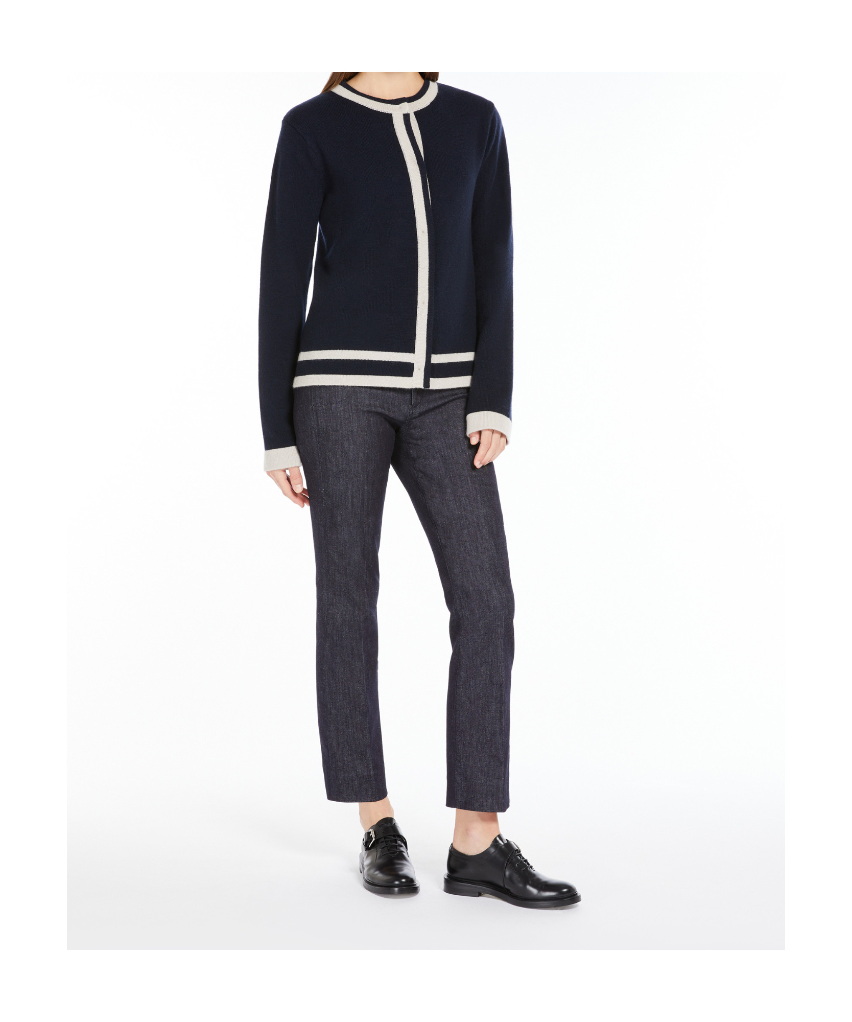 MAX MARA WOOL CASHMERE KNITTED CARDIGAN 