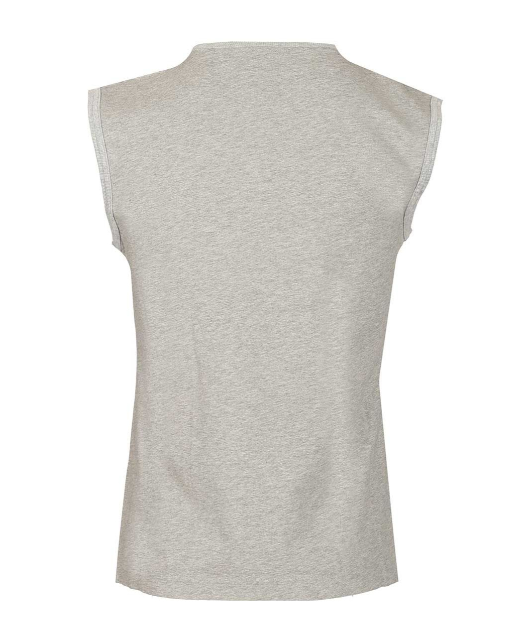 Vivienne Westwood Drawn Orb Muscle Vest Grey In White