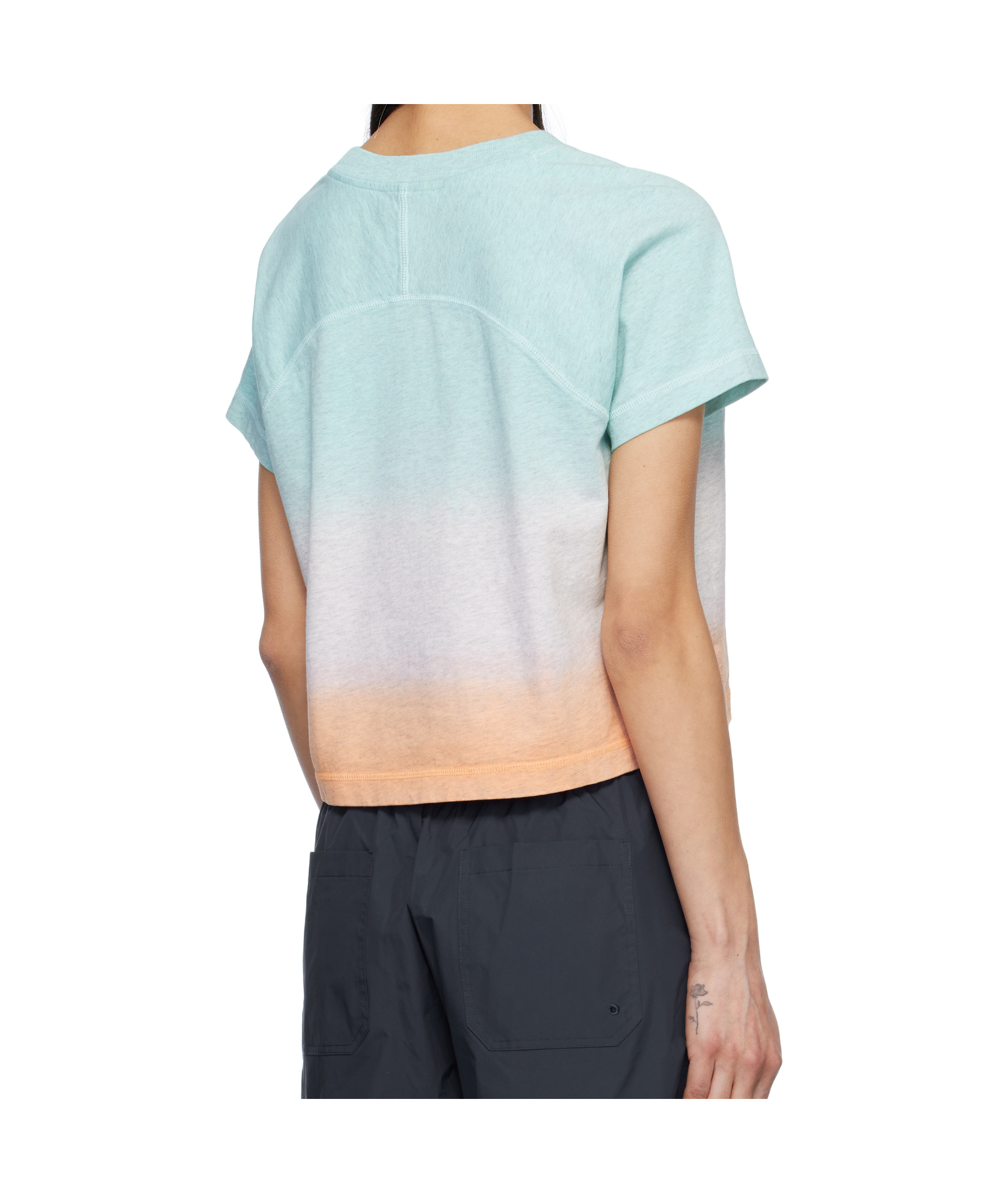 Apc Cloud T-shirt In Blue/pink