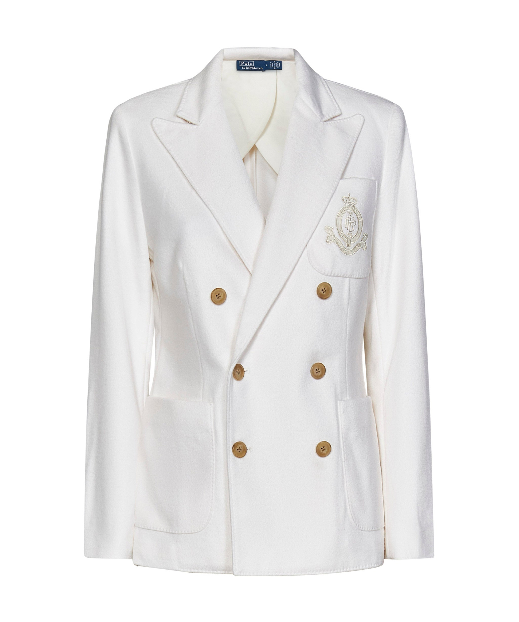 Polo Ralph Lauren Brushed Double-breasted In White
