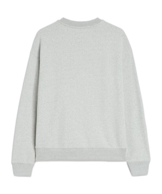 Jil Sander Logo Print Crewneck Sweatshirt In Gray