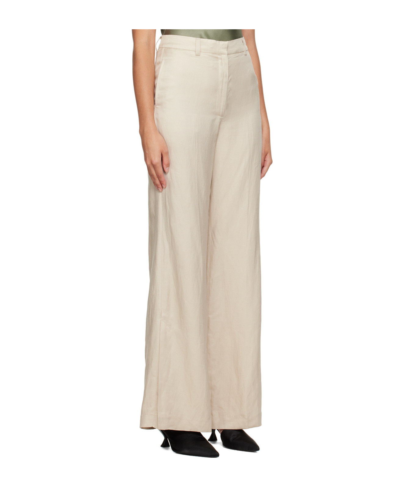 ANINE BING LYRA HIGH-RISE CASUAL PANTS