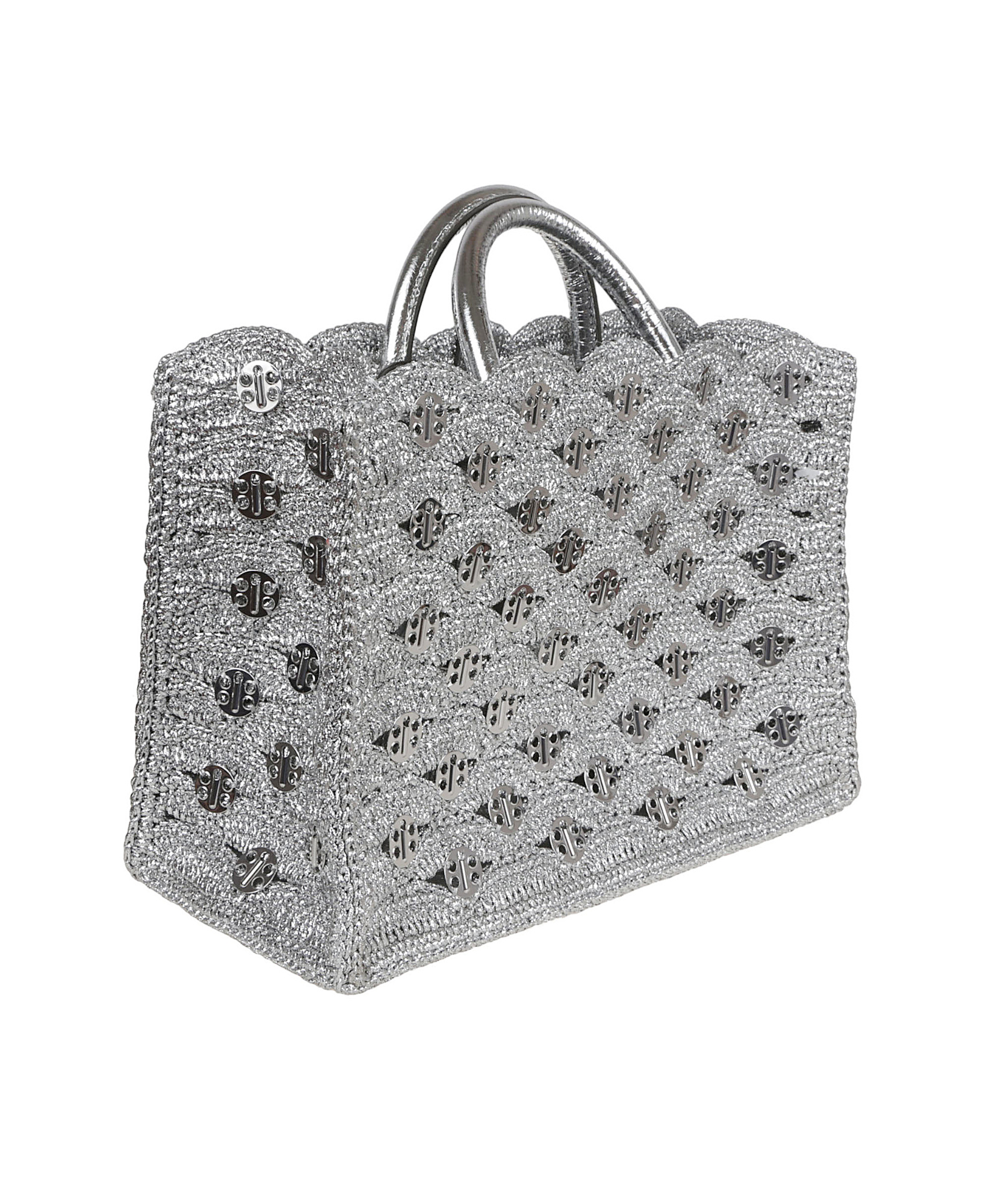 Rabanne 1969 Tote Bag In Gray